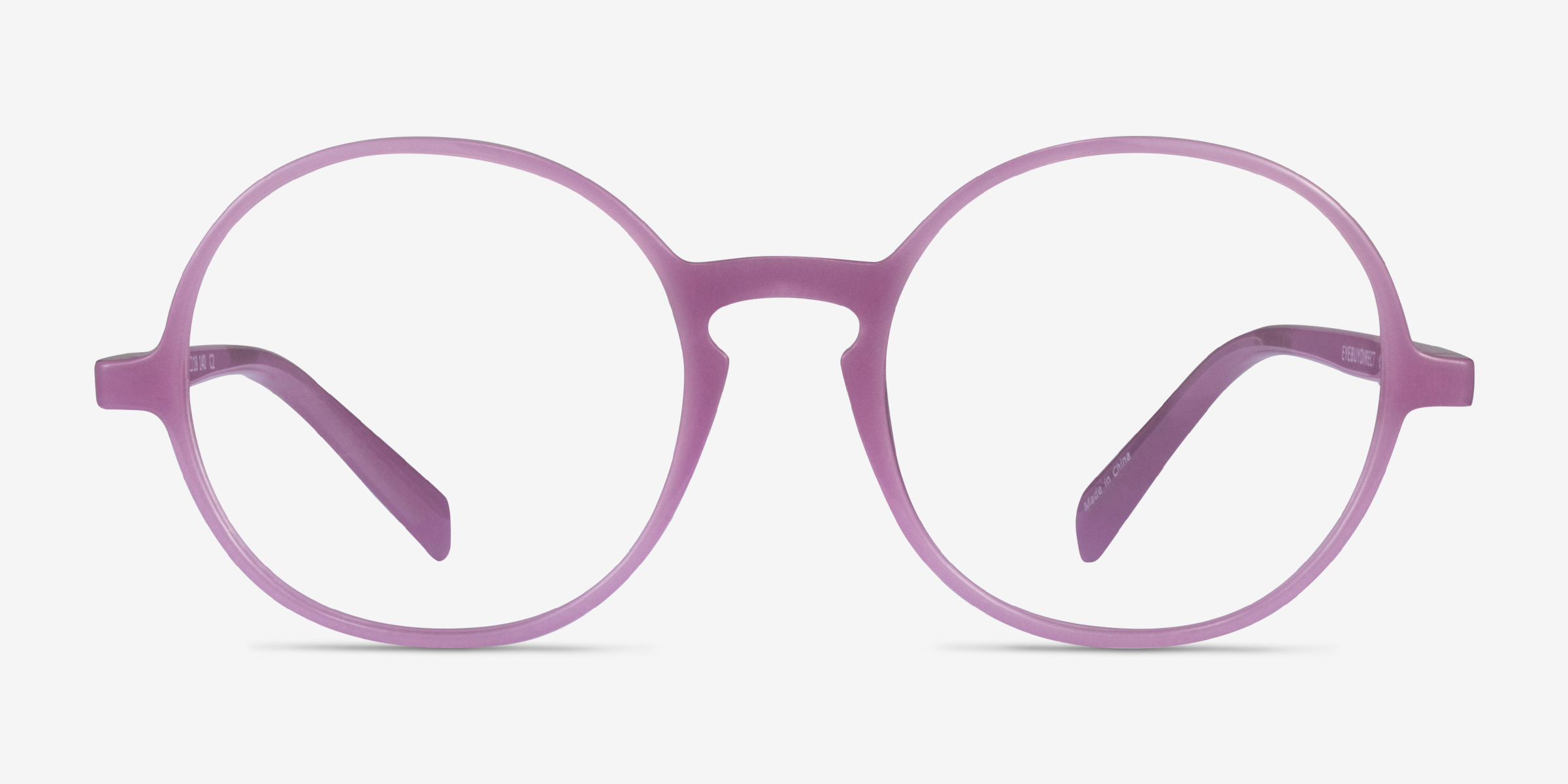 Nocturnal Violet PlastiqueMontures de lunettes de vue d'EyeBuyDirect, Vue de Face