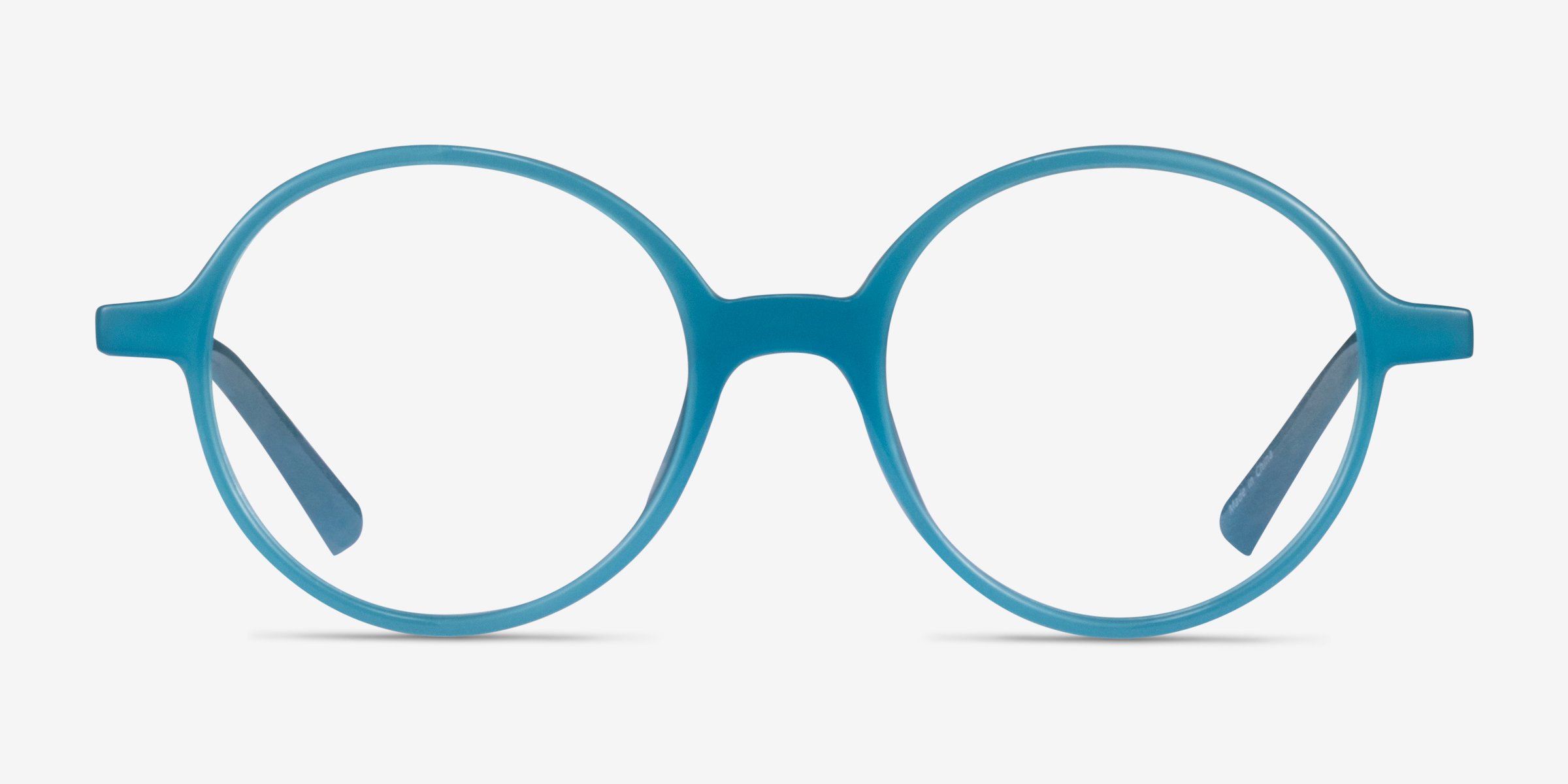 Supermoon Teal PlastiqueMontures de lunettes de vue d'EyeBuyDirect, Vue de Face