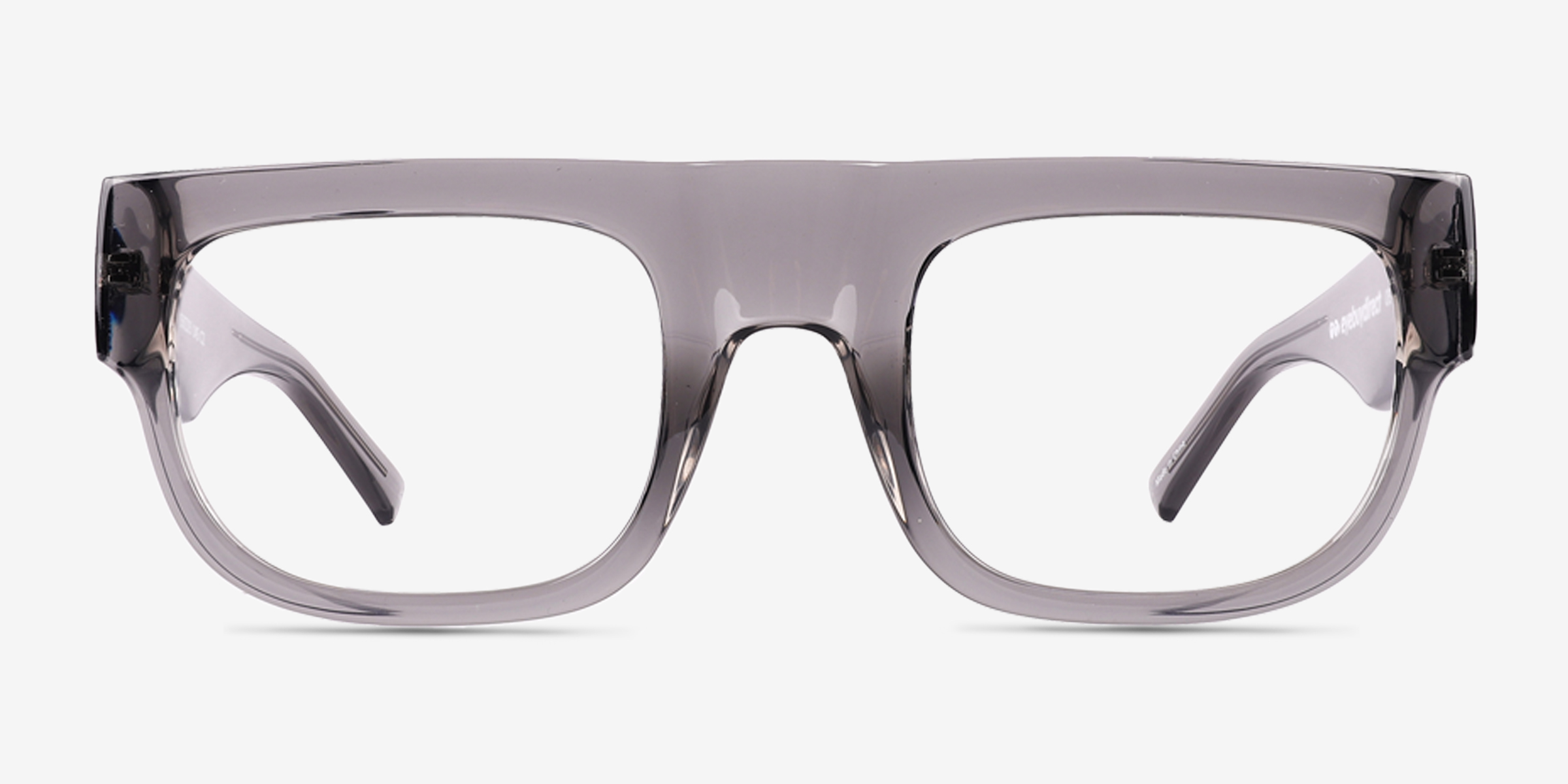 Balsam Crystal Smoke PlastiqueMontures de lunettes de vue d'EyeBuyDirect, Vue de Face