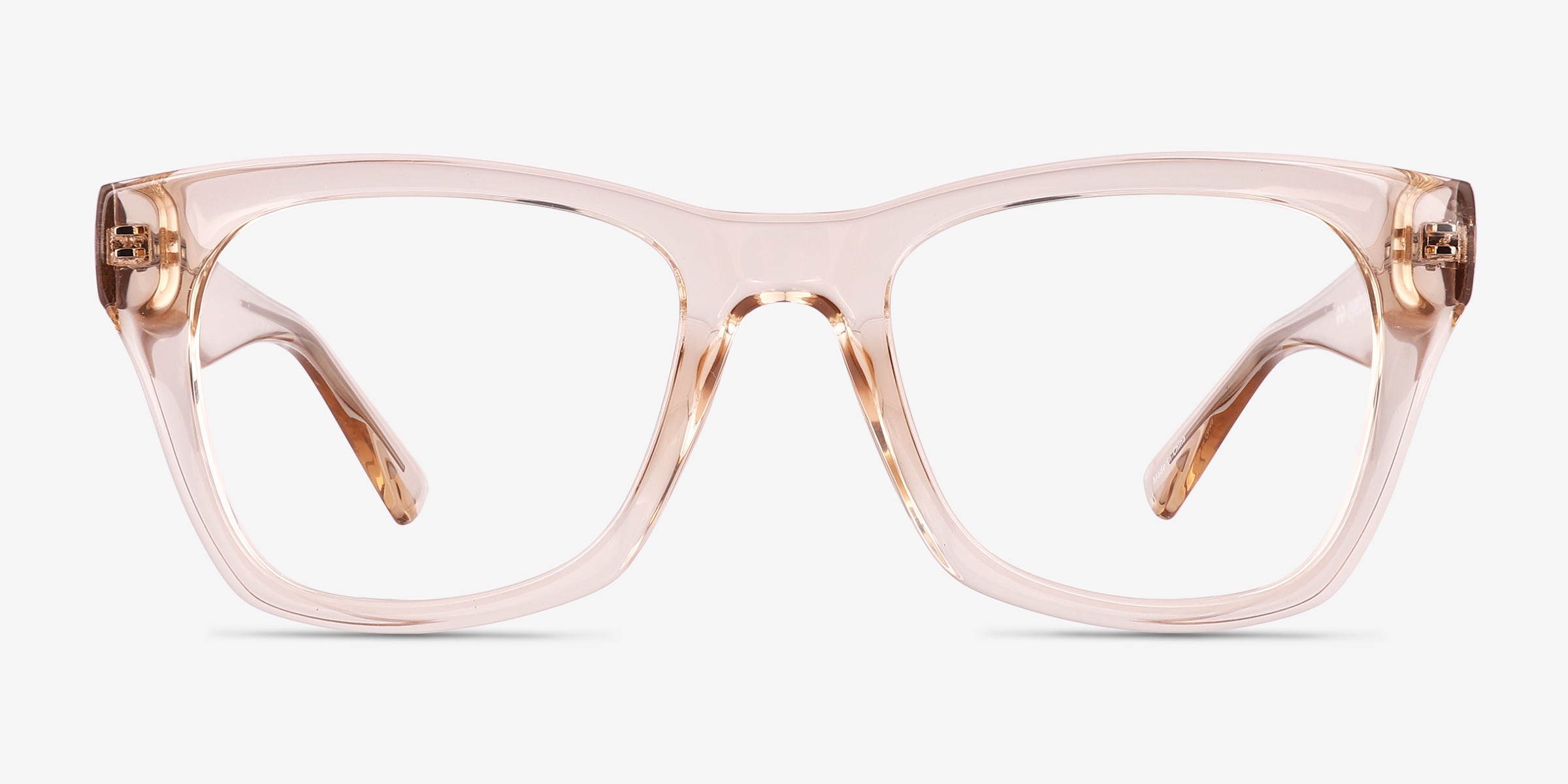 Dita Crystal Champagne PlastiqueMontures de lunettes de vue d'EyeBuyDirect, Vue de Face