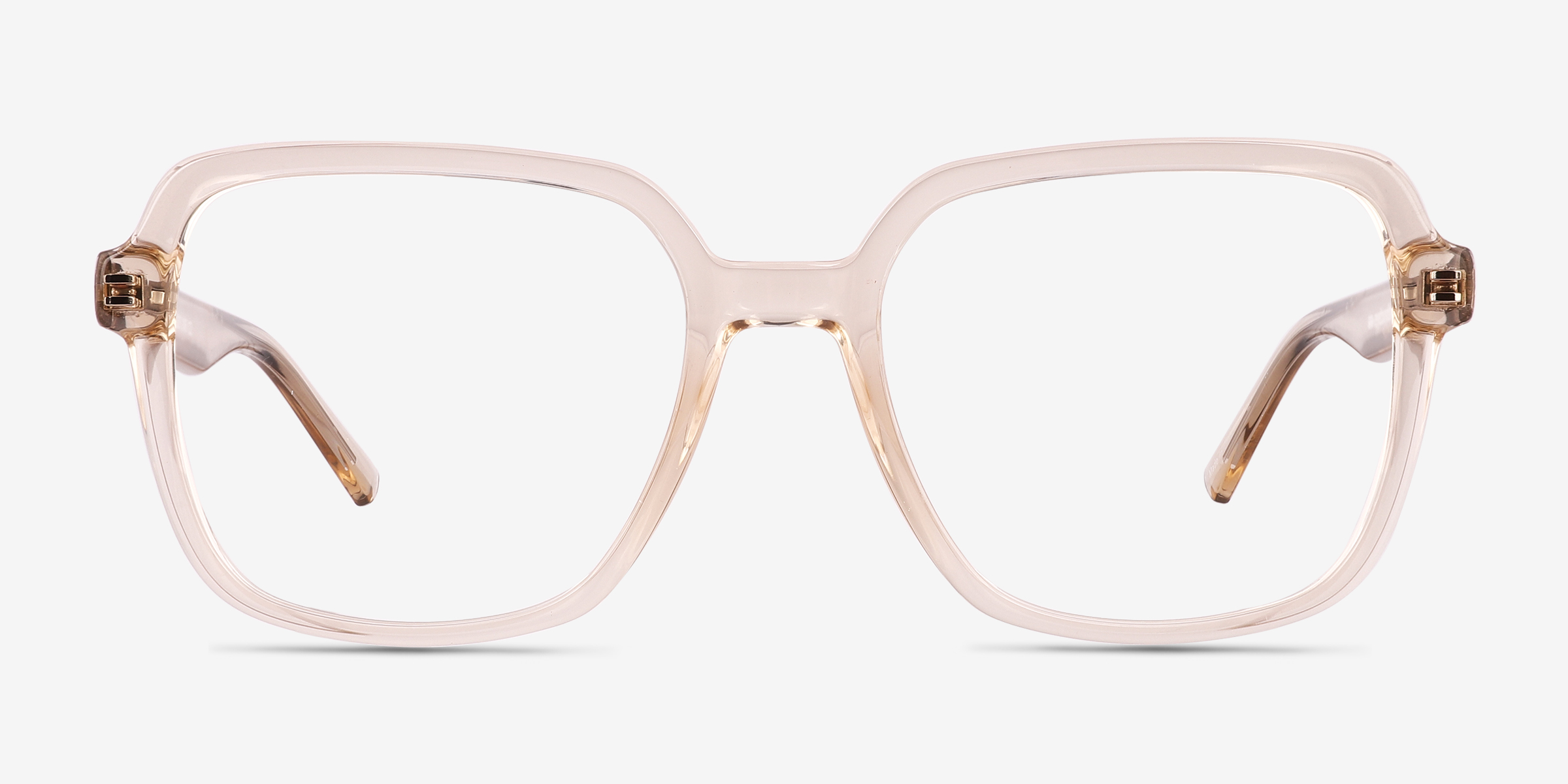 Acer Crystal Nude PlastiqueMontures de lunettes de vue d'EyeBuyDirect, Vue de Face