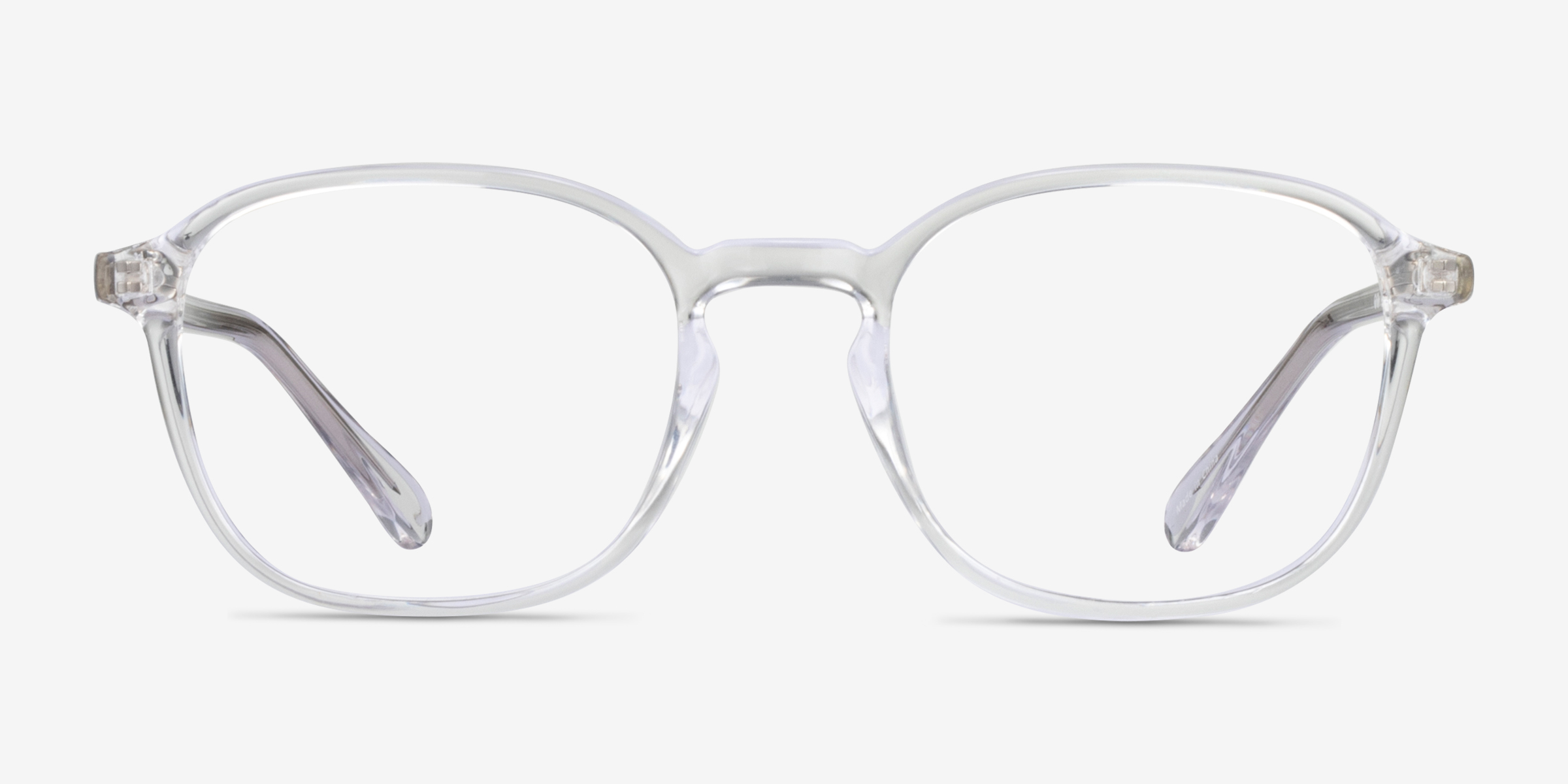 Golly Transparent PlastiqueMontures de lunettes de vue d'EyeBuyDirect, Vue de Face
