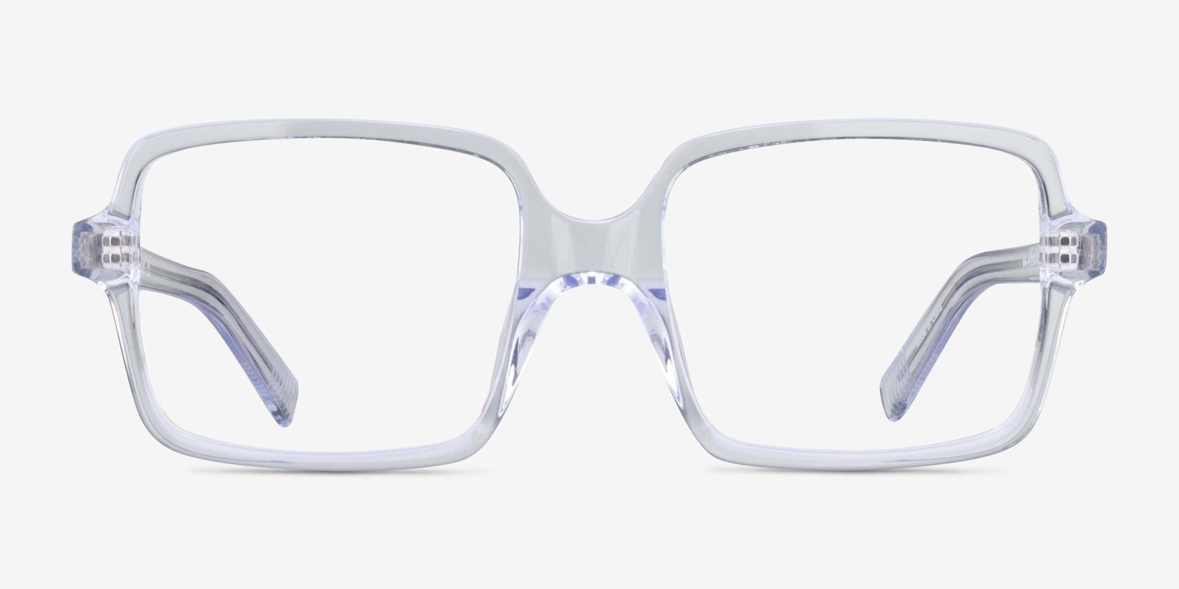 Marie Transparent AcétateMontures de lunettes de vue d'EyeBuyDirect, Vue de Face