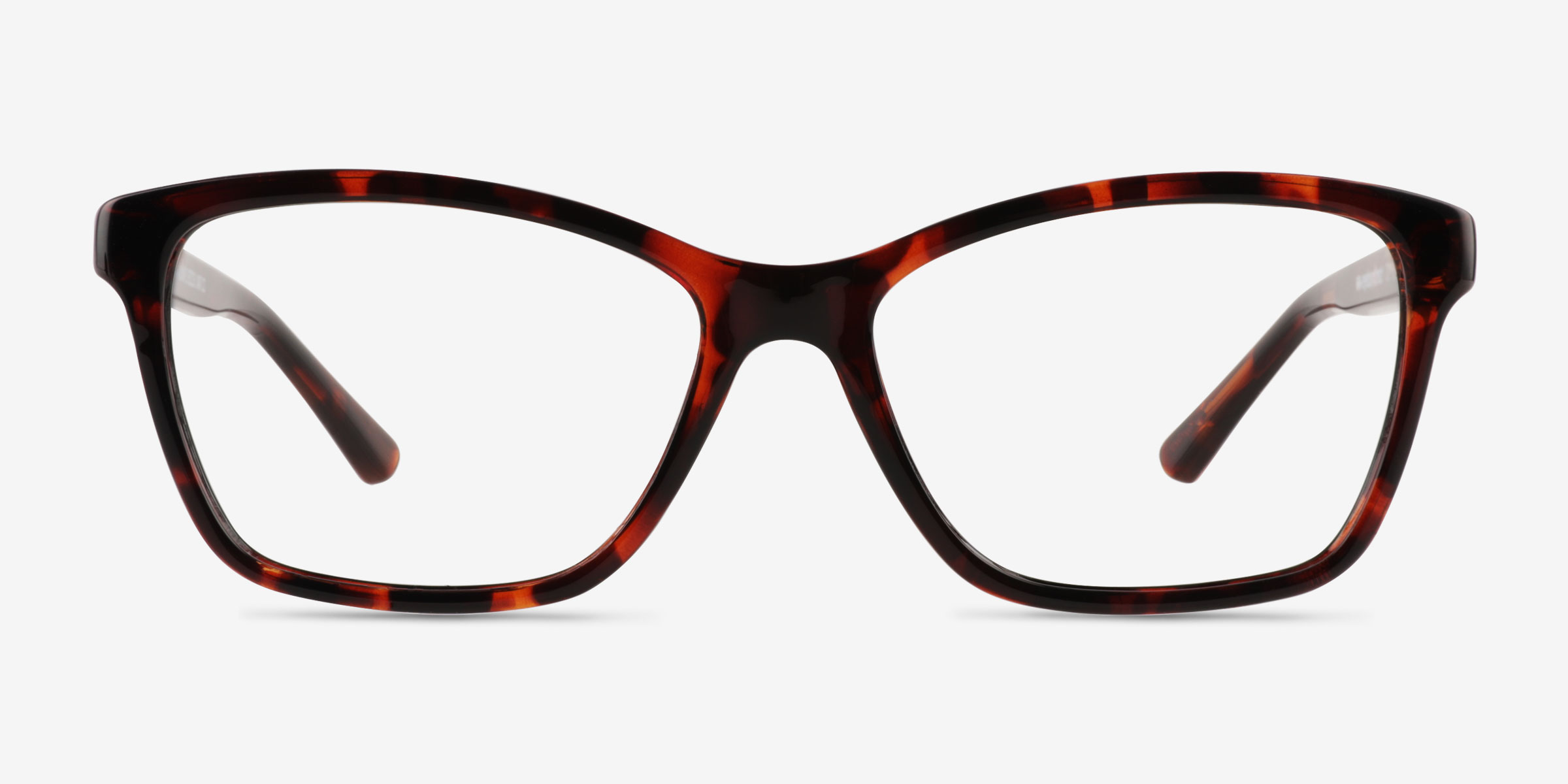 Marlowe Écailles PlastiqueMontures de lunettes de vue d'EyeBuyDirect, Vue de Face