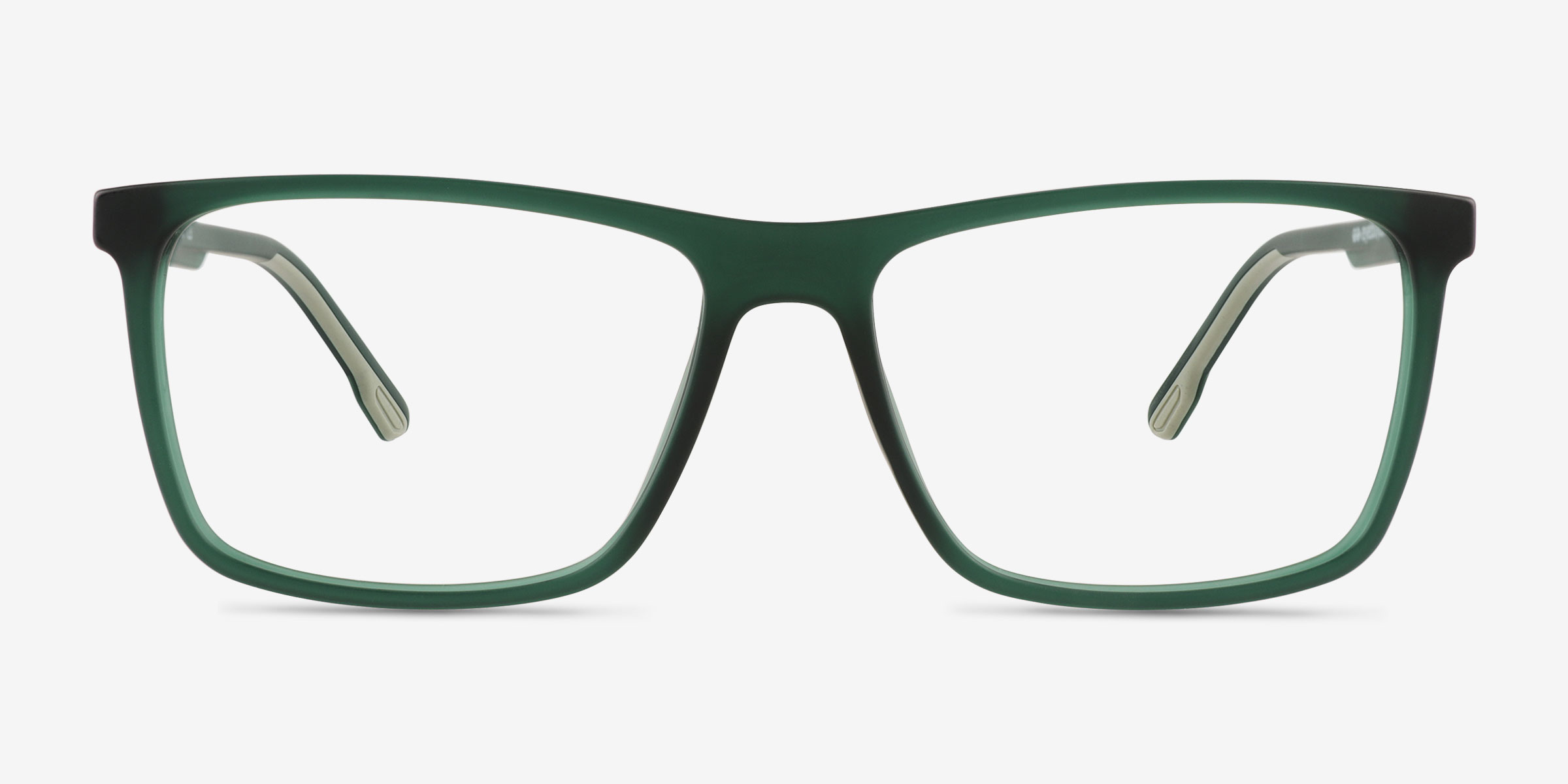 Wp Crystal Dark Green PlastiqueMontures de lunettes de vue d'EyeBuyDirect, Vue de Face