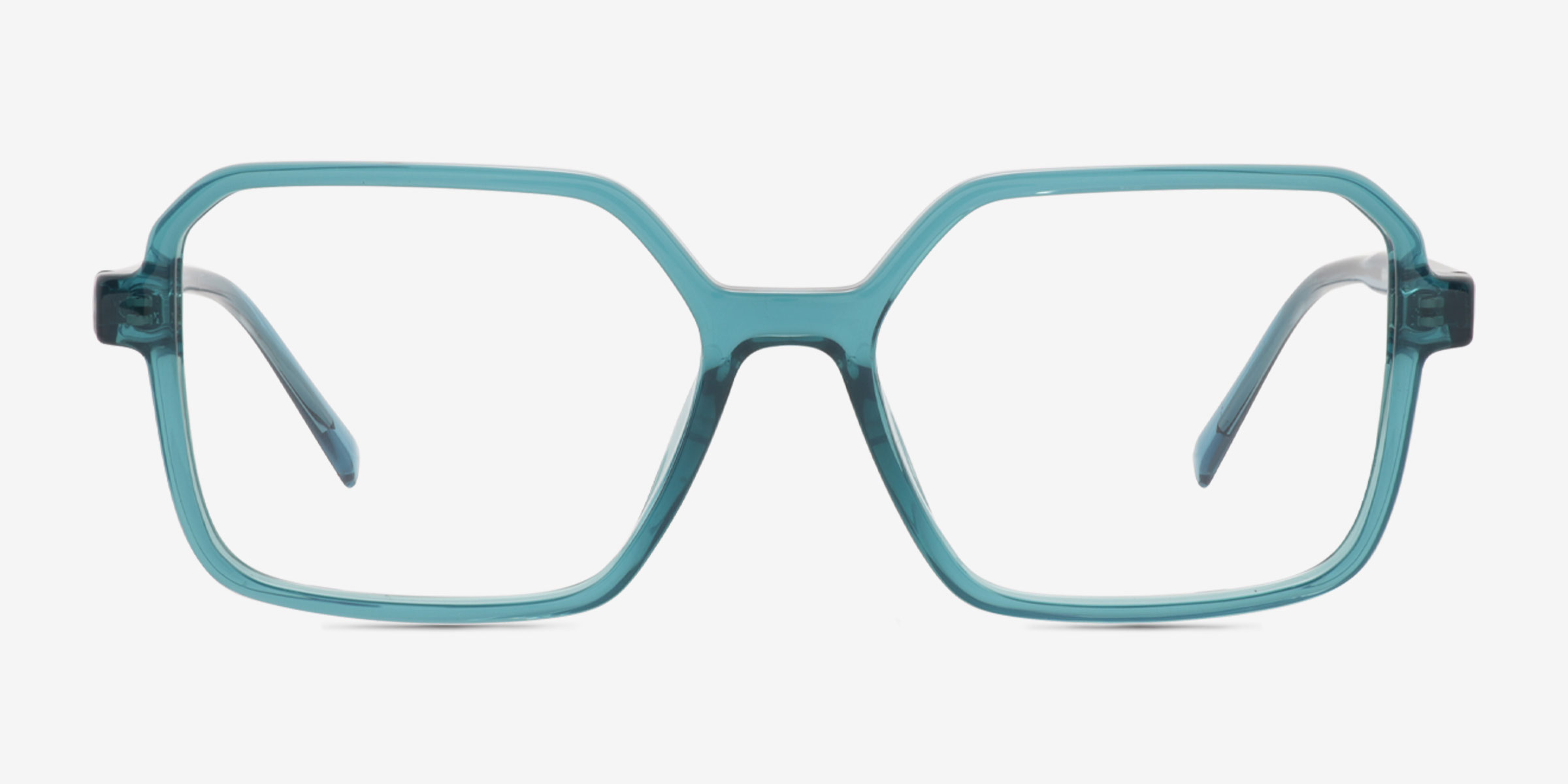 Surfer Vert PlastiqueMontures de lunettes de vue d'EyeBuyDirect, Vue de Face