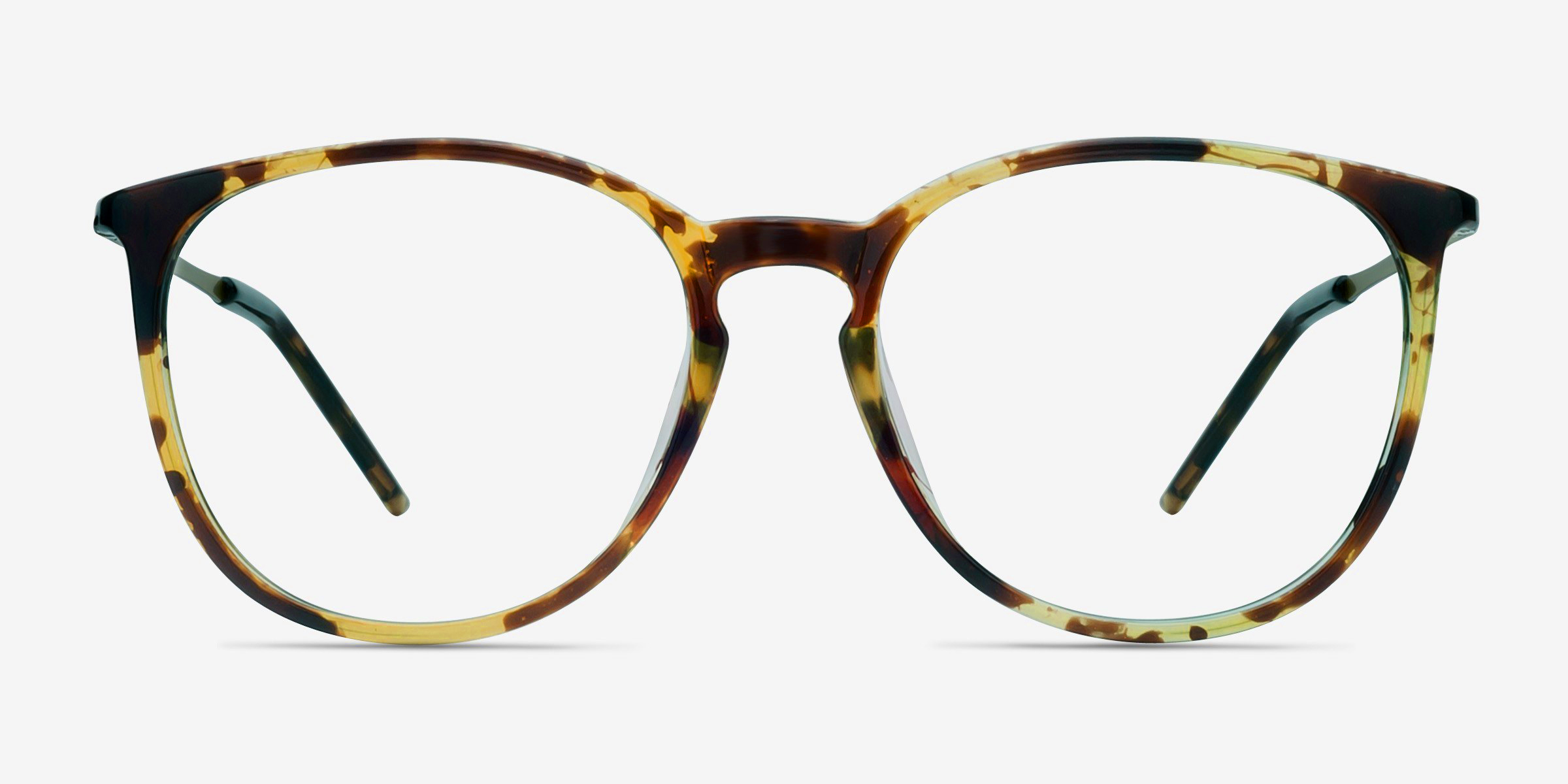 Naomi Écailles Plastic-metalMontures de lunettes de vue d'EyeBuyDirect, Vue de Face