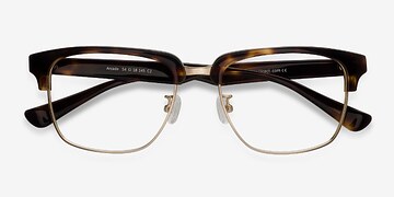 Tortoise Arcade -  Designer Metal Eyeglasses