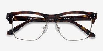Tortoise Benoit -  Designer Metal Eyeglasses