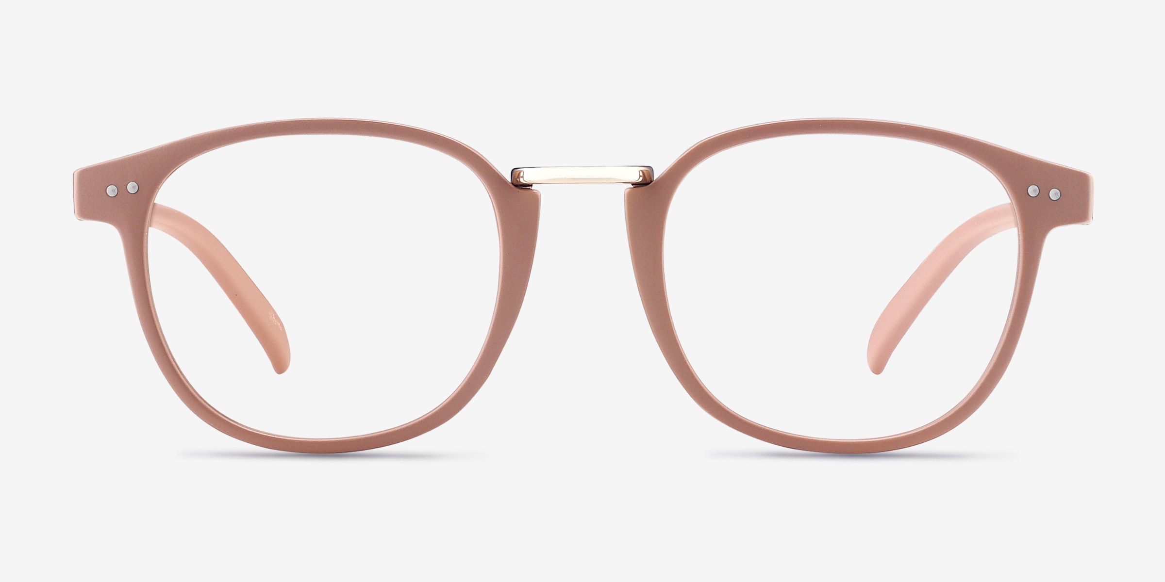 Miyoshi Sand Plastic-metalMontures de lunettes de vue d'EyeBuyDirect, Vue de Face