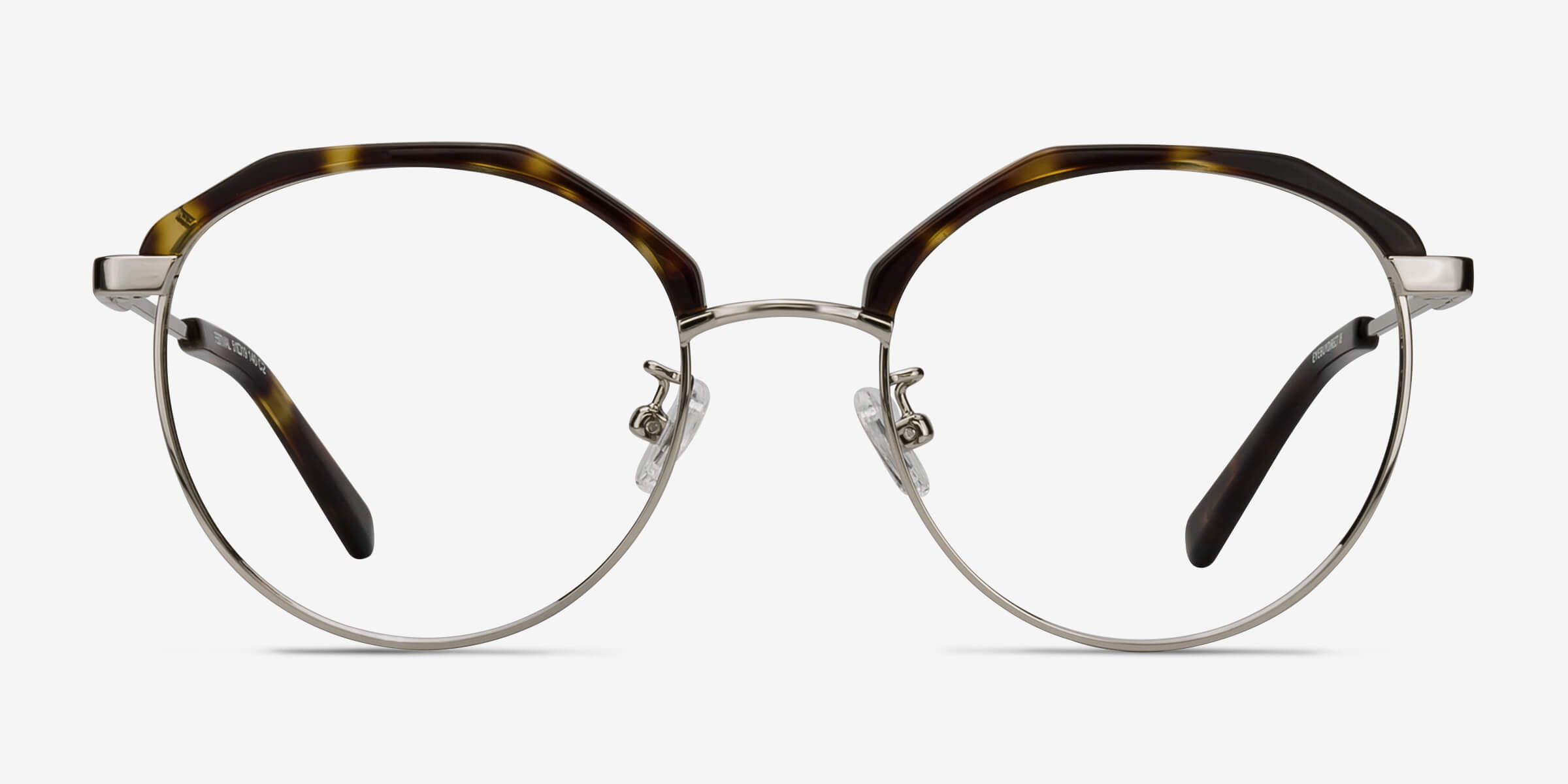 Festival Écailles Acetate-metalMontures de lunettes de vue d'EyeBuyDirect, Vue de Face