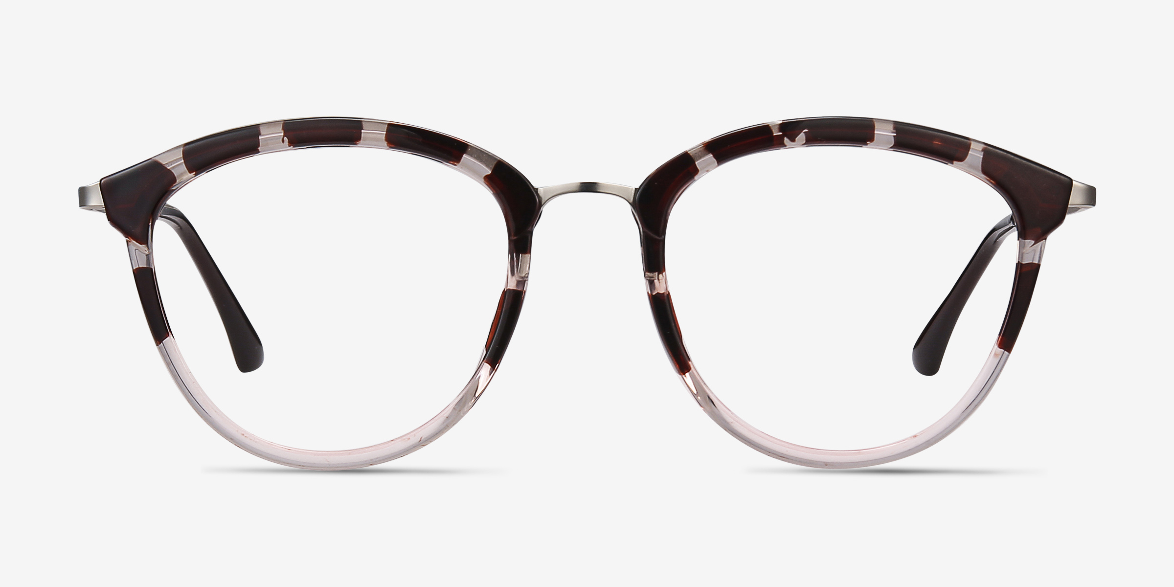 Lightworks Pink Floral Plastic-metalMontures de lunettes de vue d'EyeBuyDirect, Vue de Face