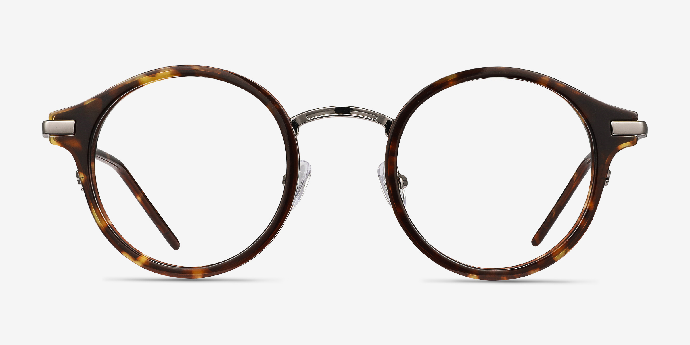 Roto Écailles Acetate-metalMontures de lunettes de vue d'EyeBuyDirect, Vue de Face