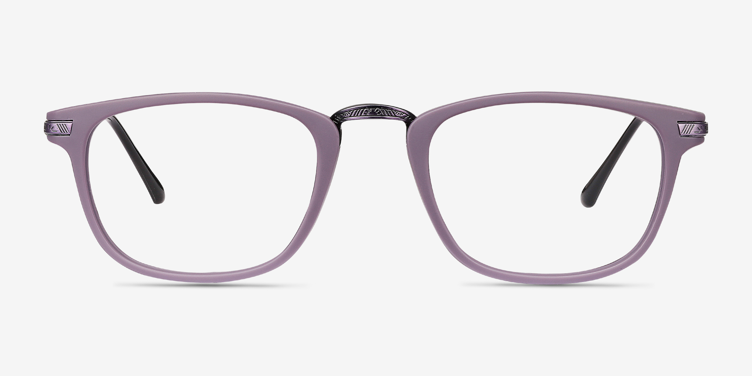 Catcher Violet PlastiqueMontures de lunettes de vue d'EyeBuyDirect, Vue de Face