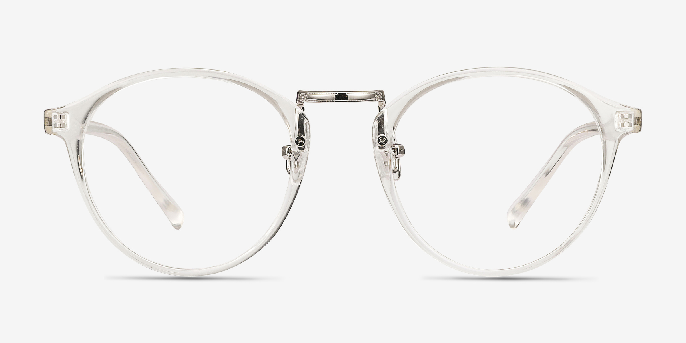 Chillax Transparent PlastiqueMontures de lunettes de vue d'EyeBuyDirect, Vue de Face