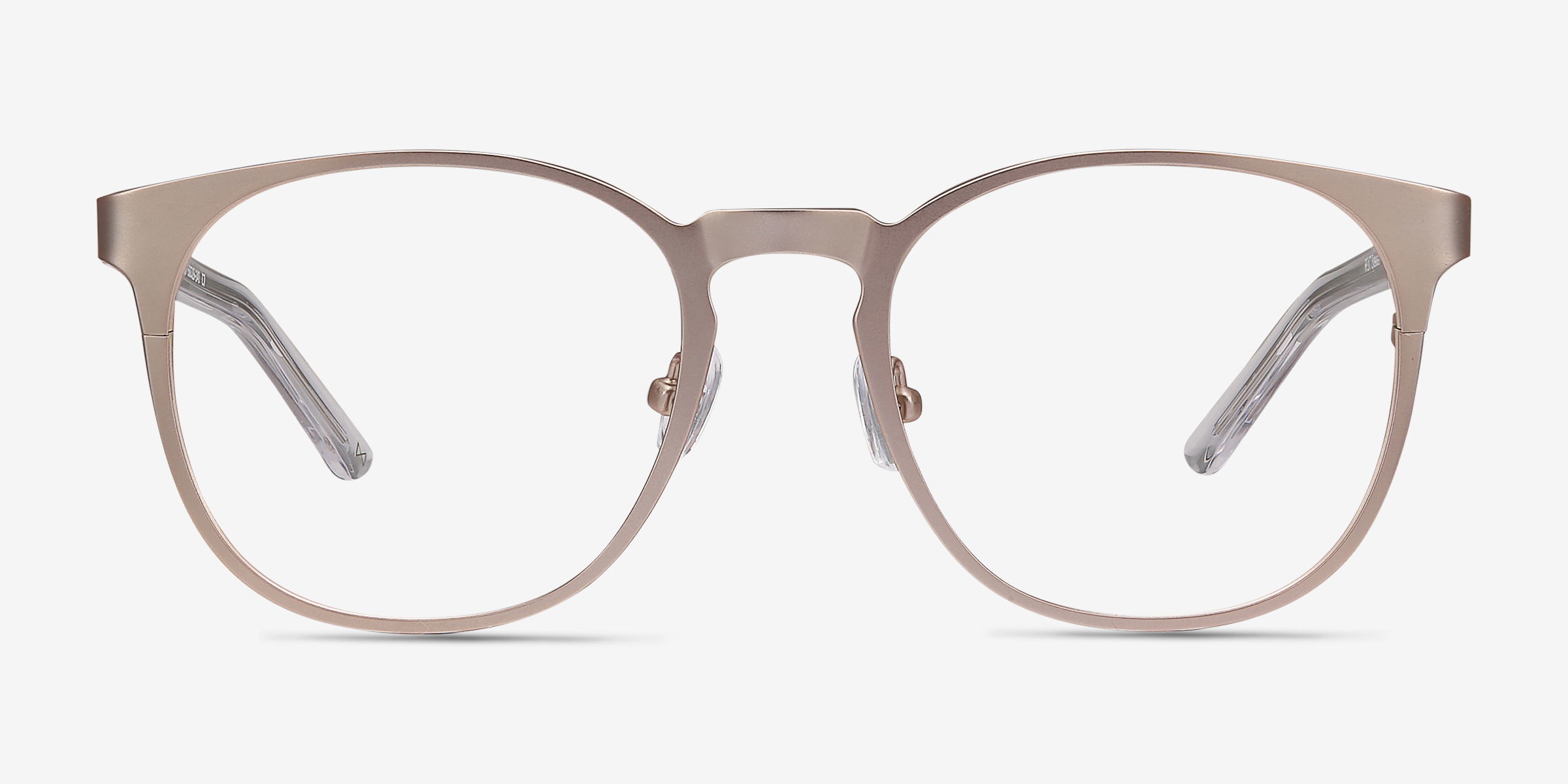 Resonance Or rose Acetate-metalMontures de lunettes de vue d'EyeBuyDirect, Vue de Face