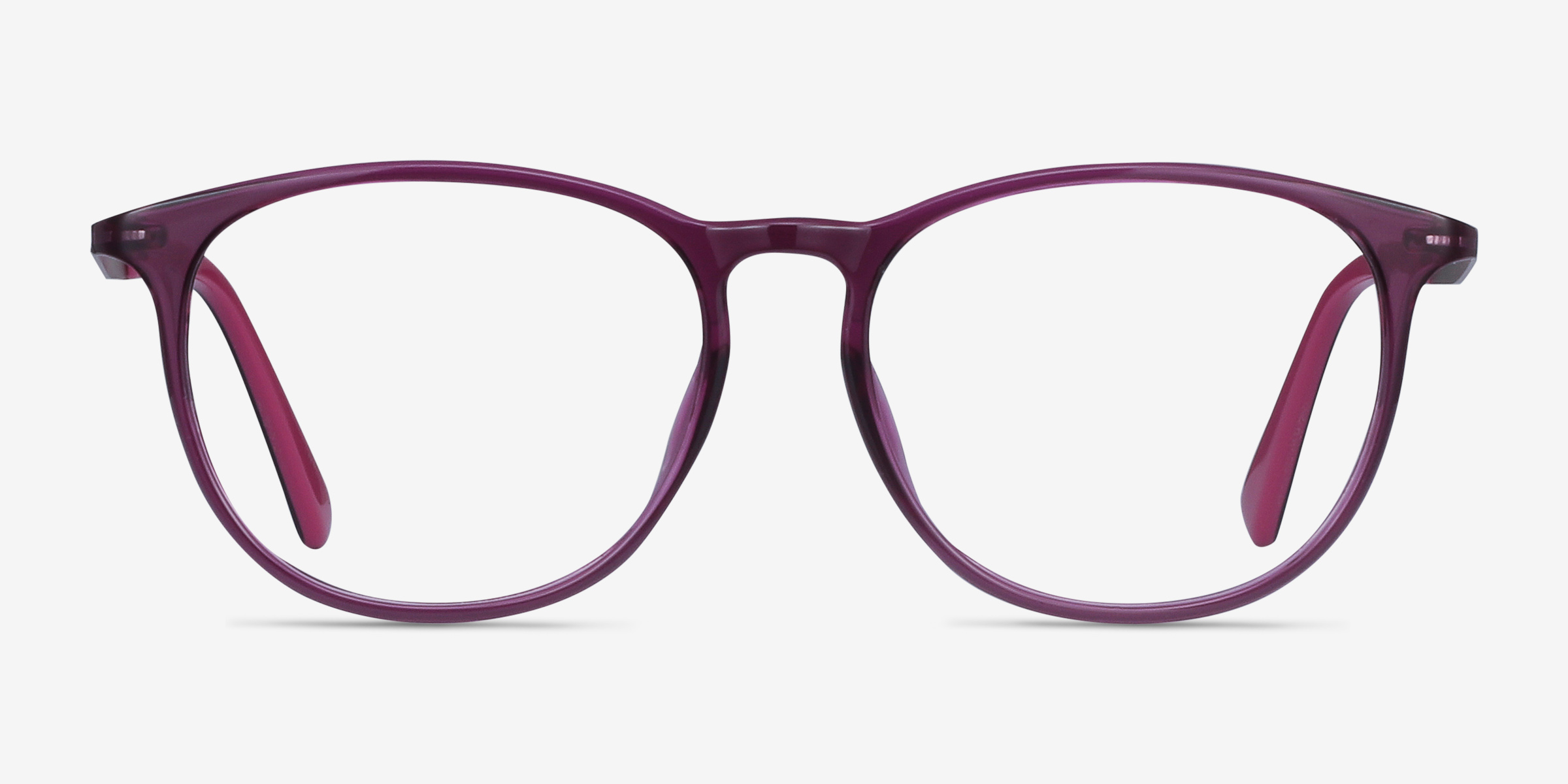 Today Violet Plastic-metalMontures de lunettes de vue d'EyeBuyDirect, Vue de Face