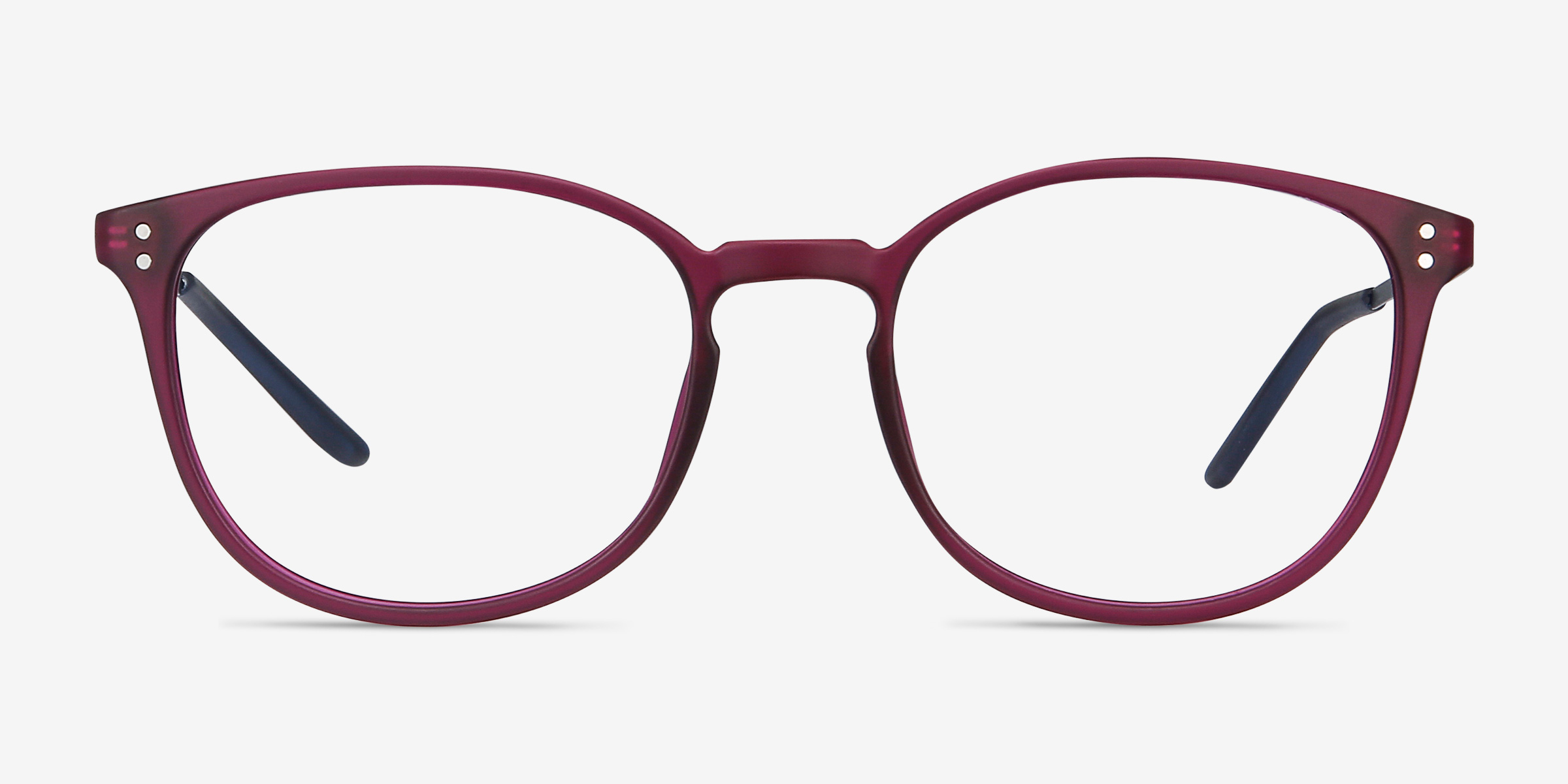 Spoken Violet PlastiqueMontures de lunettes de vue d'EyeBuyDirect, Vue de Face
