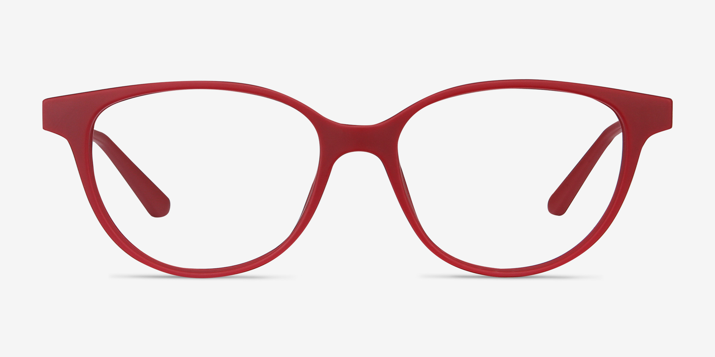 Element Rouge Plastic-metalMontures de lunettes de vue d'EyeBuyDirect, Vue de Face