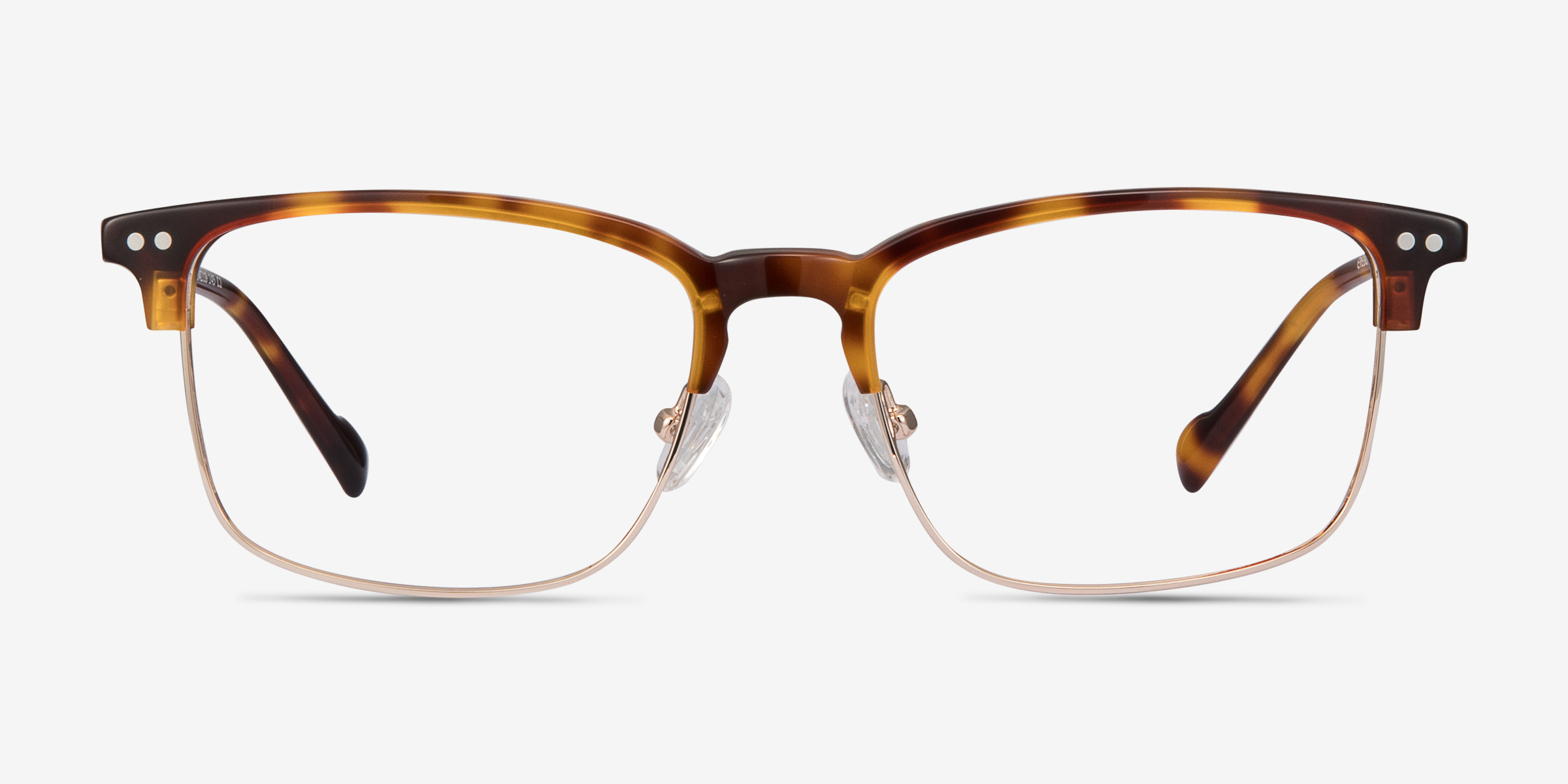 Explorer Écailles Acetate-metalMontures de lunettes de vue d'EyeBuyDirect, Vue de Face