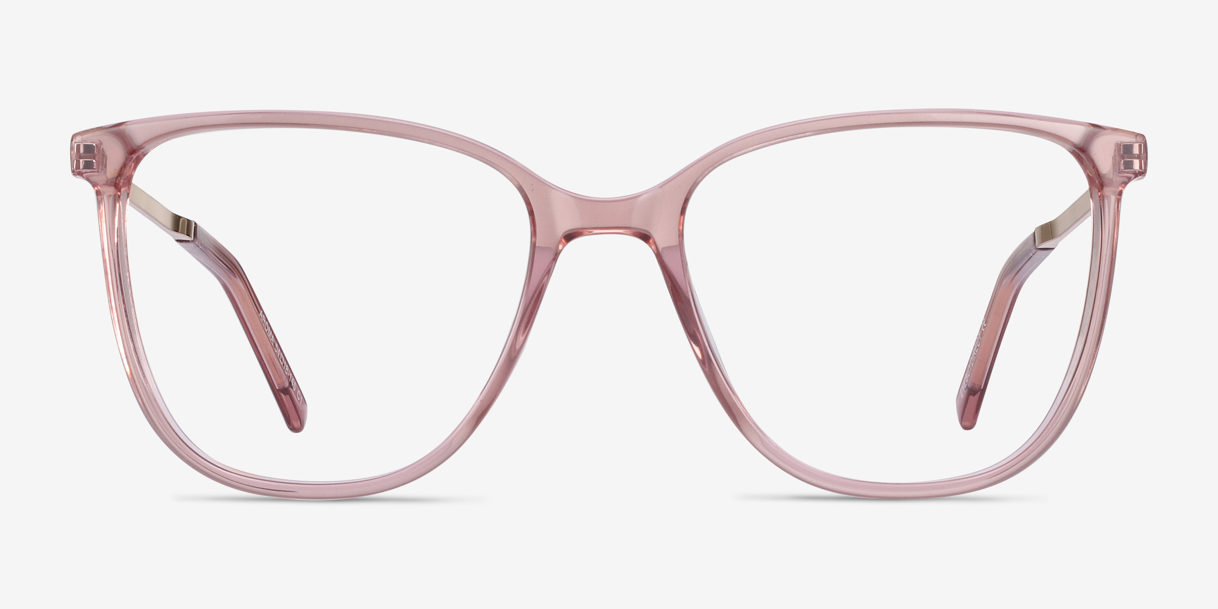 Aroma Rose Acetate-metalMontures de lunettes de vue d'EyeBuyDirect, Vue de Face