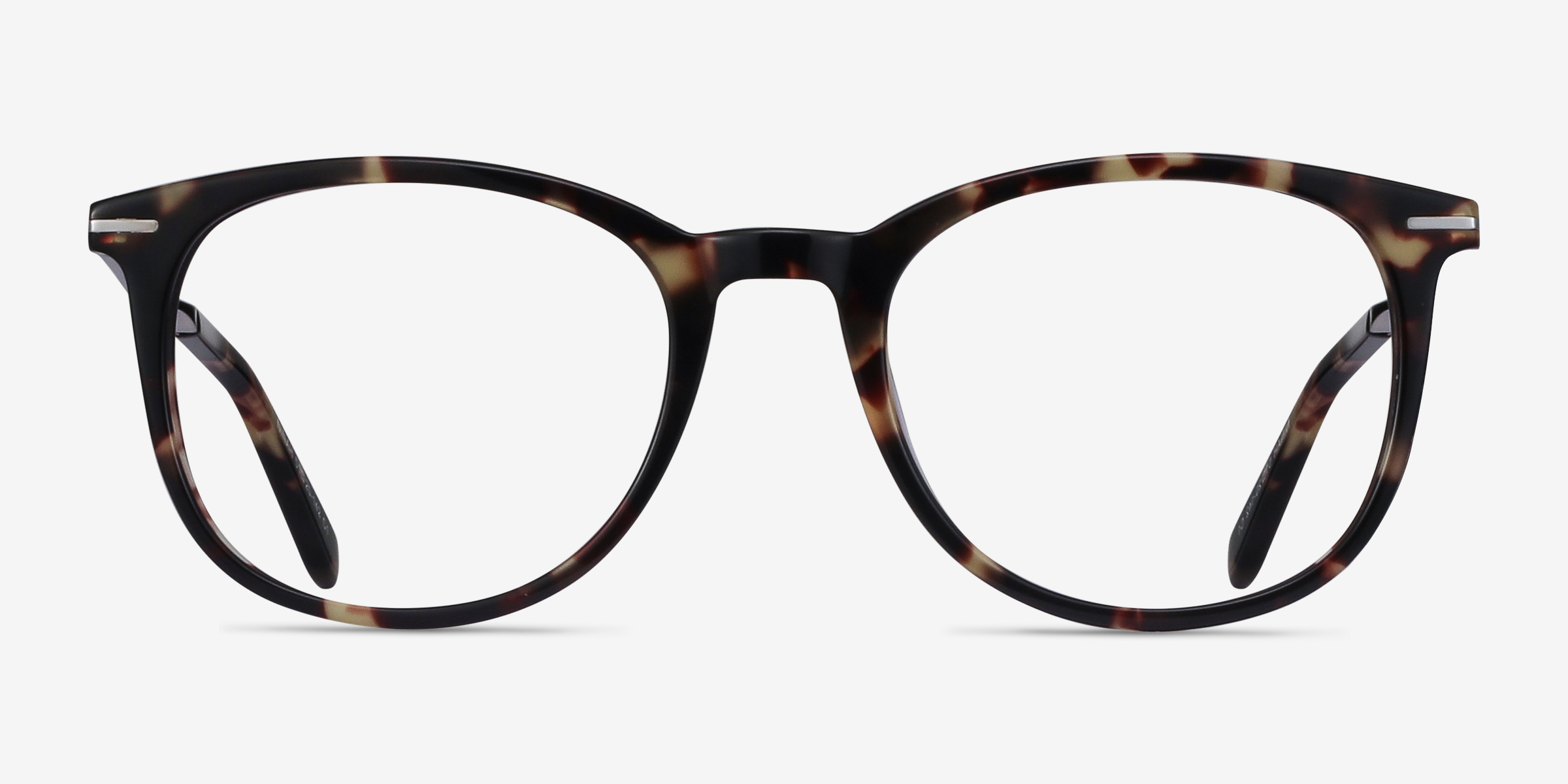 Ninah Écailles Acetate-metalMontures de lunettes de vue d'EyeBuyDirect, Vue de Face