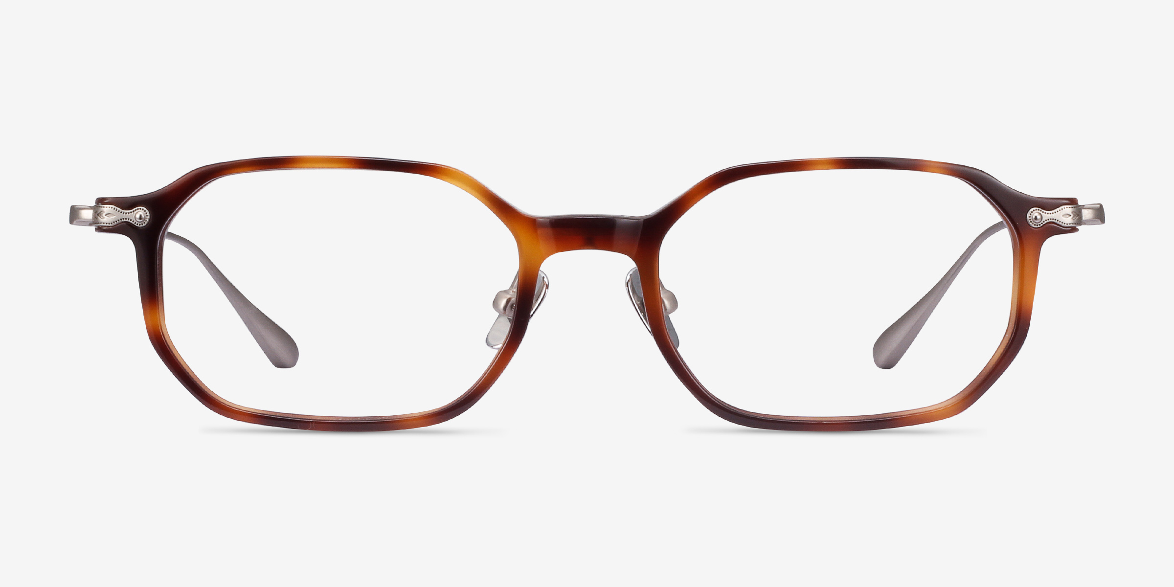 Lampito Écailles MétalMontures de lunettes de vue d'EyeBuyDirect, Vue de Face