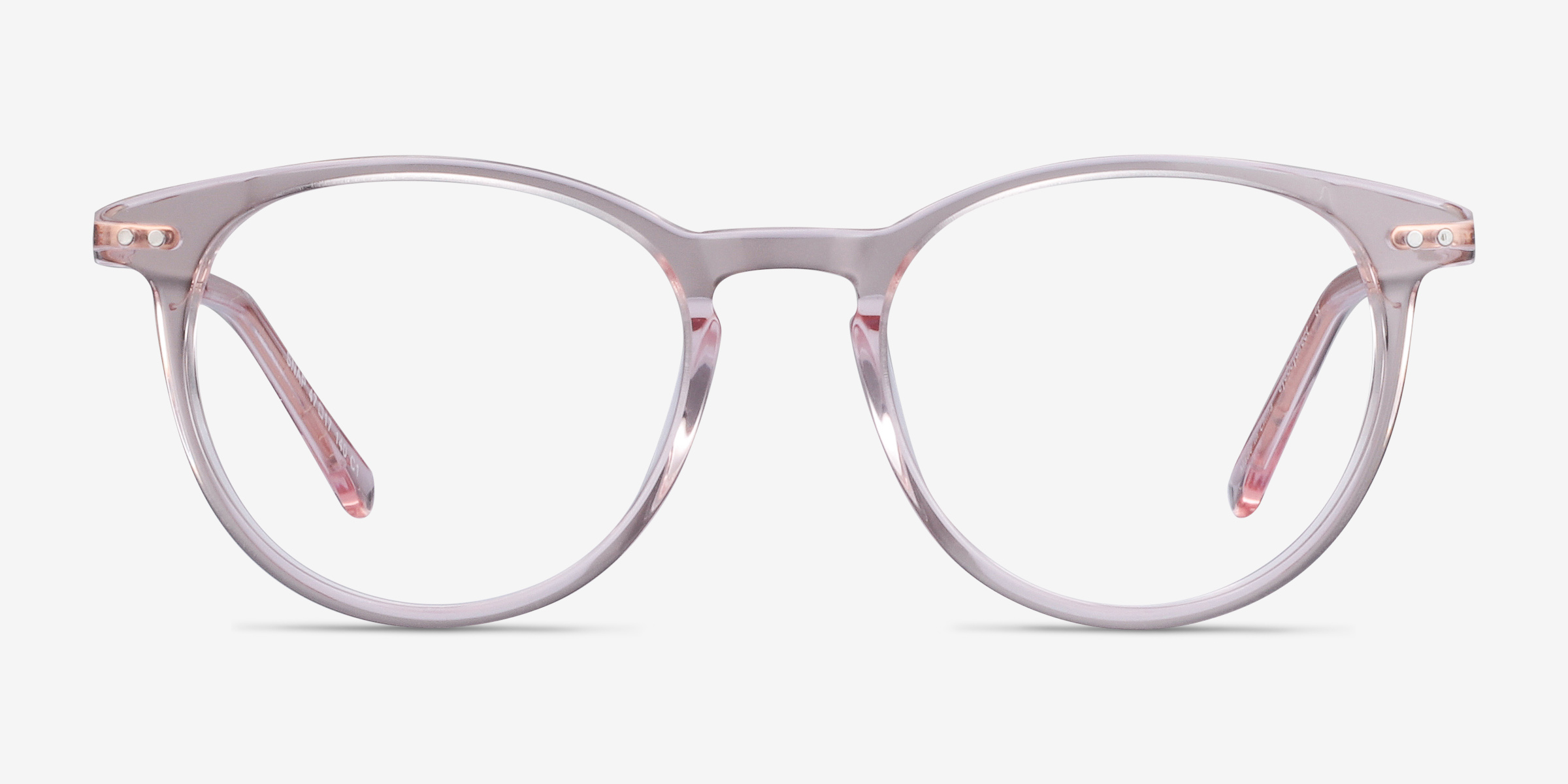 Snap Rose Acetate-metalMontures de lunettes de vue d'EyeBuyDirect, Vue de Face