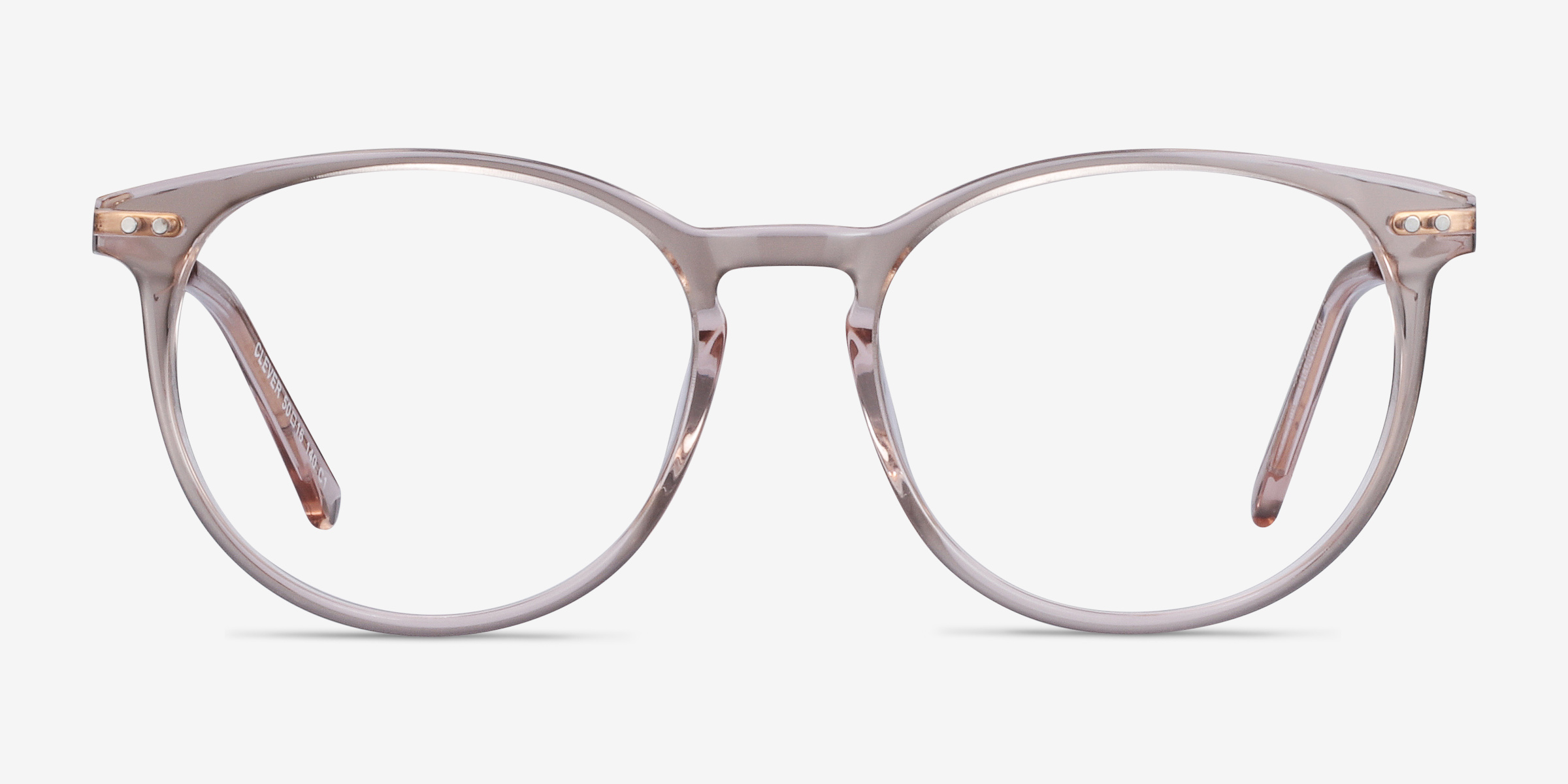 Clever Rose Acetate-metalMontures de lunettes de vue d'EyeBuyDirect, Vue de Face