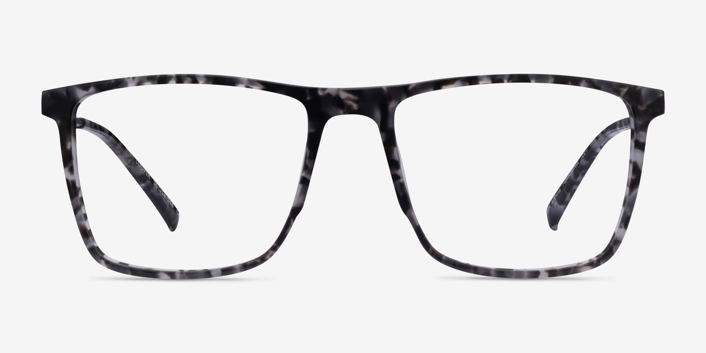 Cooper Gray Tortoise MétalMontures de lunettes de vue d'EyeBuyDirect, Vue de Face