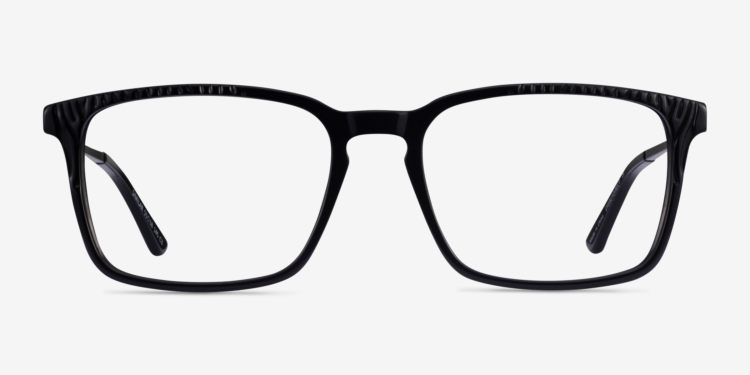 Similar Noir MétalMontures de lunettes de vue d'EyeBuyDirect, Vue de Face