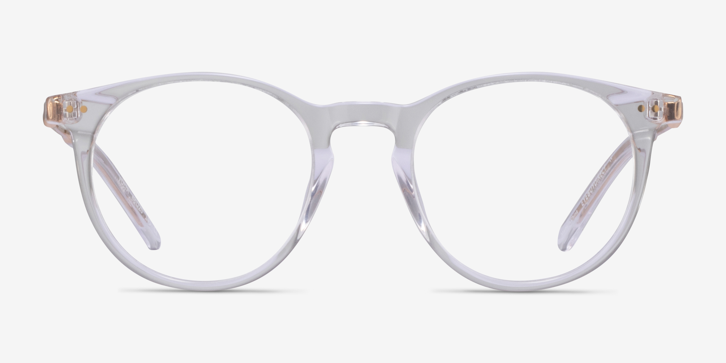 Volta Transparent MétalMontures de lunettes de vue d'EyeBuyDirect, Vue de Face
