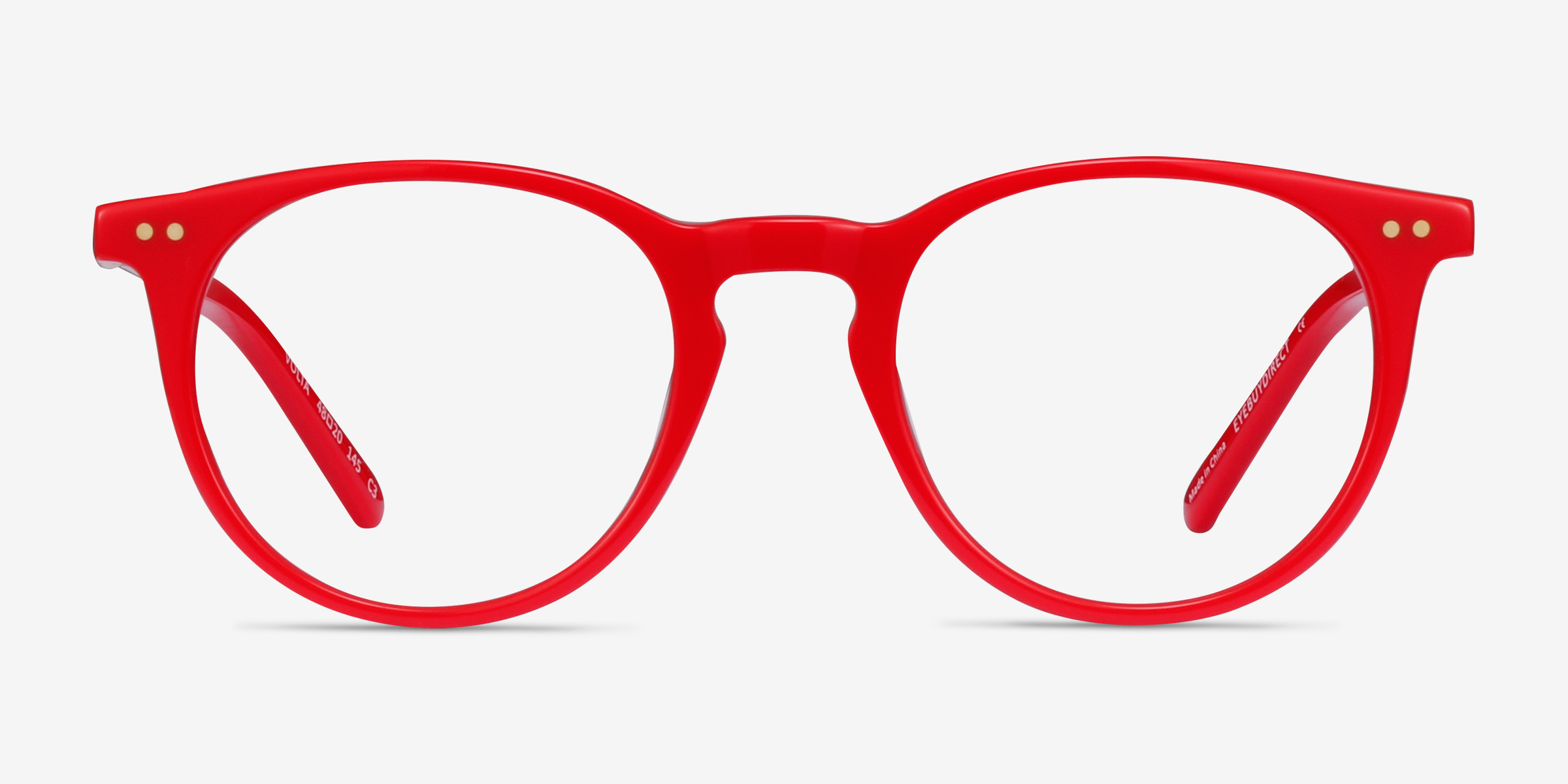 Volta Rouge MétalMontures de lunettes de vue d'EyeBuyDirect, Vue de Face
