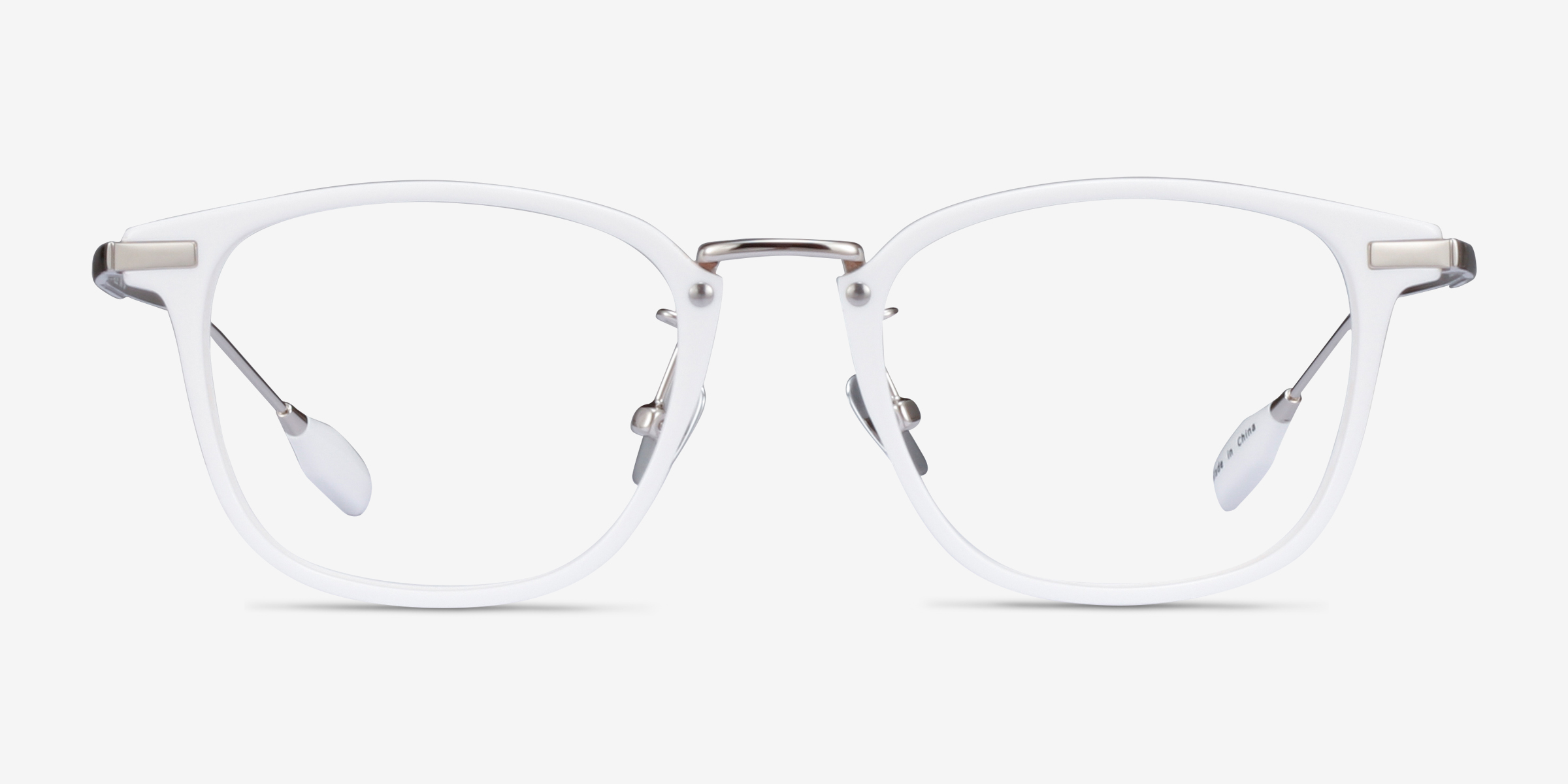 Terra Blanche MétalMontures de lunettes de vue d'EyeBuyDirect, Vue de Face