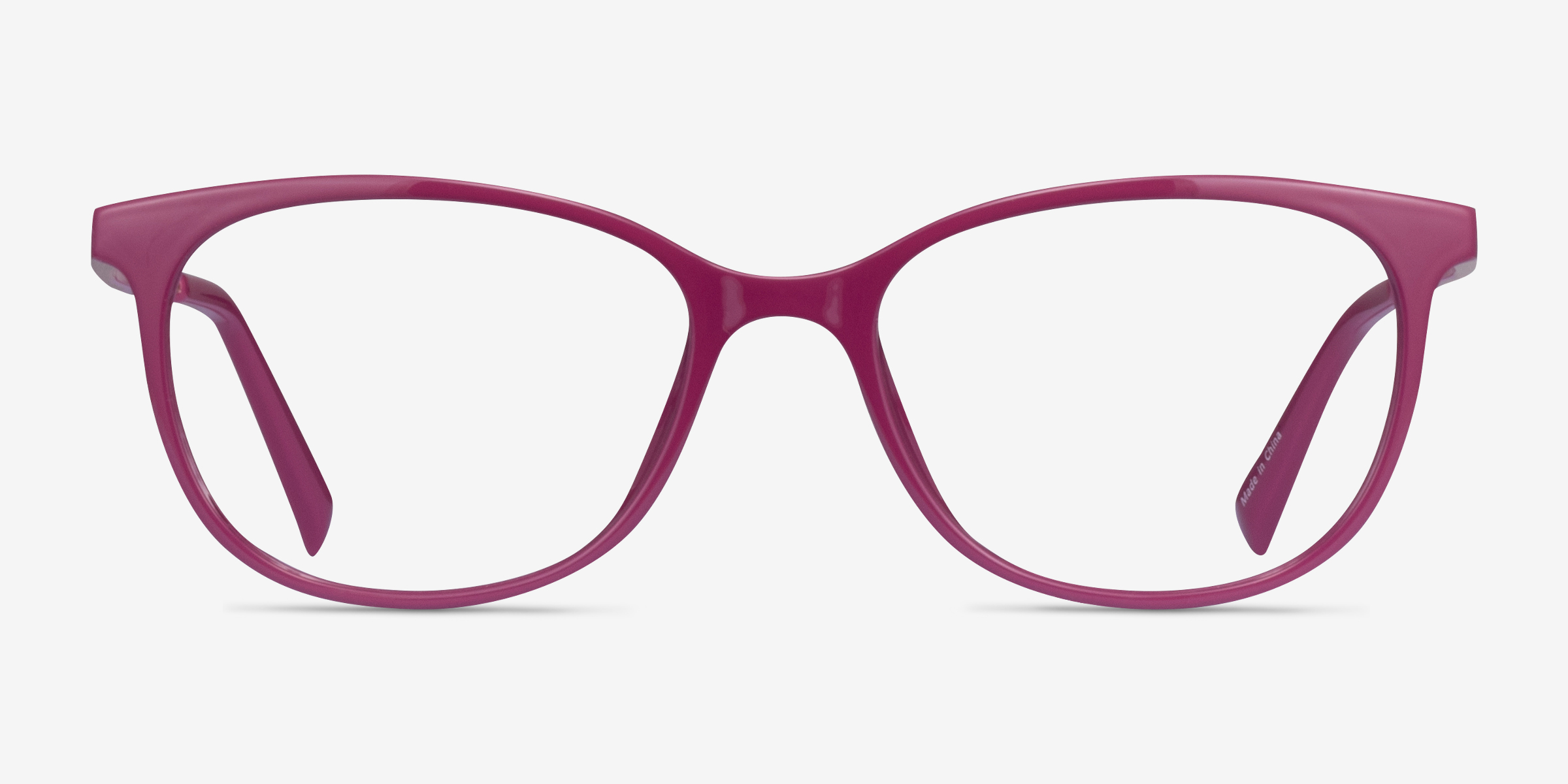 Brulee Violet PlastiqueMontures de lunettes de vue d'EyeBuyDirect, Vue de Face
