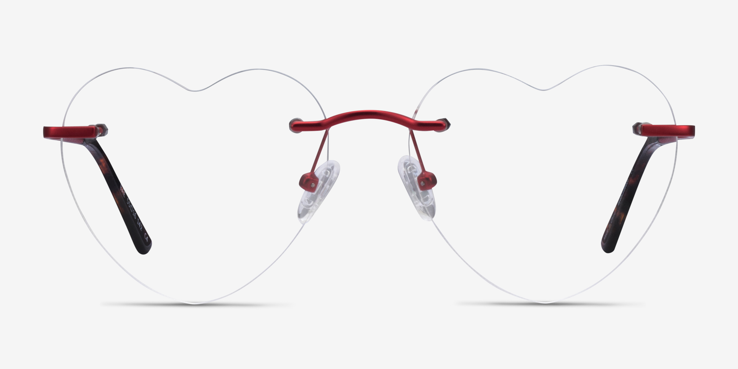 Bae Burgundy MétalMontures de lunettes de vue d'EyeBuyDirect, Vue de Face