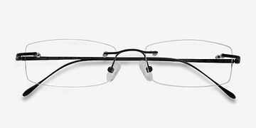 Black Gallivant -  Lightweight Titanium Eyeglasses