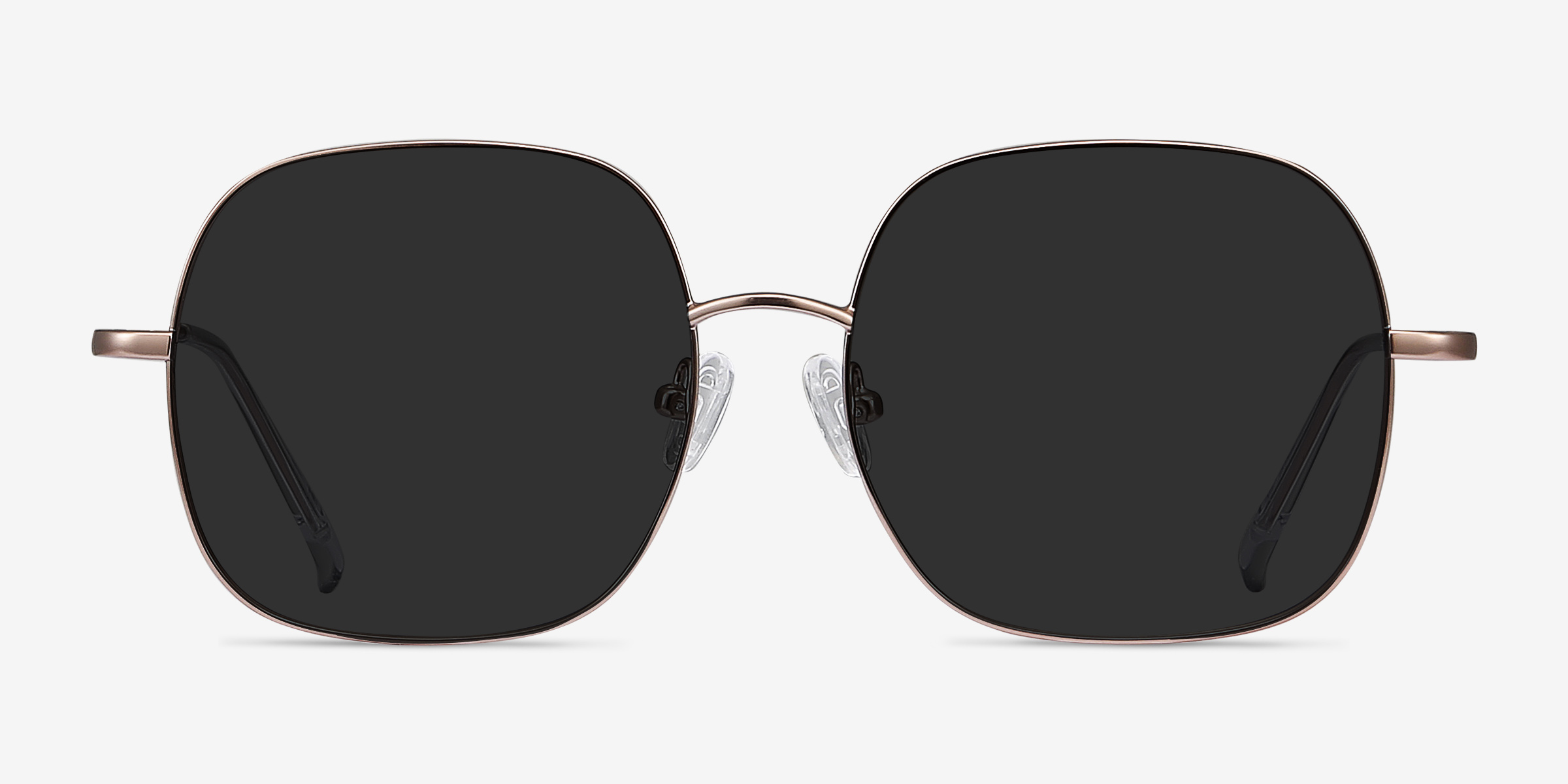 Sun Movement Or rose MétalSoleil de Lunette de vue d'EyeBuyDirect, Vue de Face