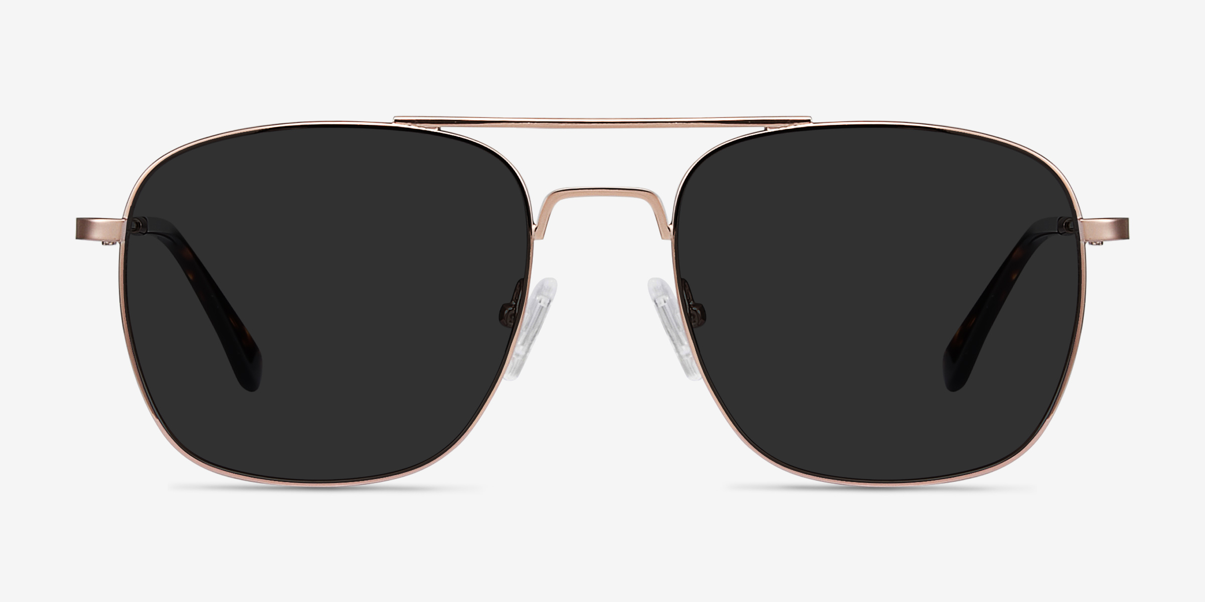 Sun Fame Or rose MétalSoleil de Lunette de vue d'EyeBuyDirect, Vue de Face