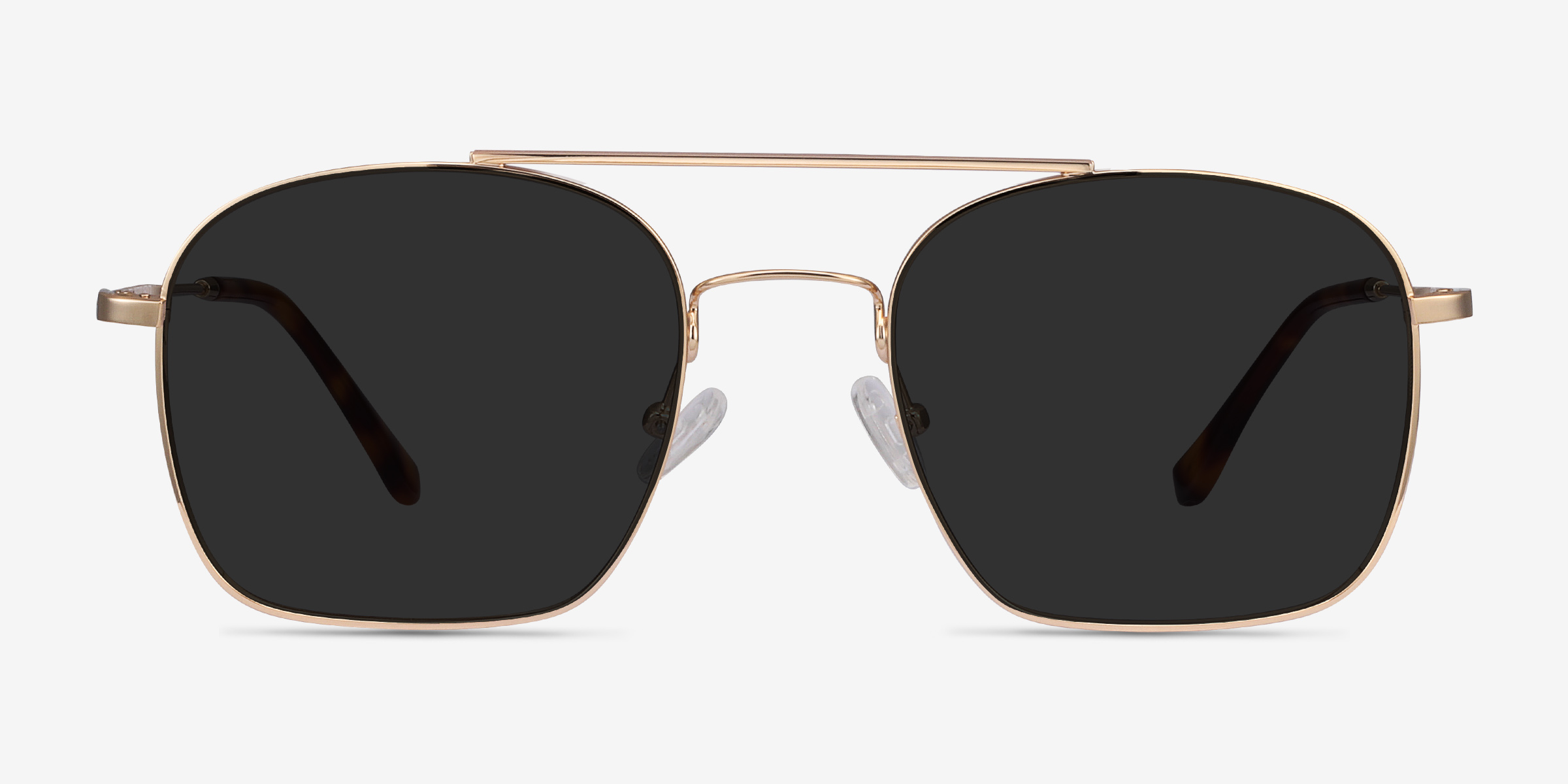 Itza Doré MétalSoleil de Lunette de vue d'EyeBuyDirect, Vue de Face