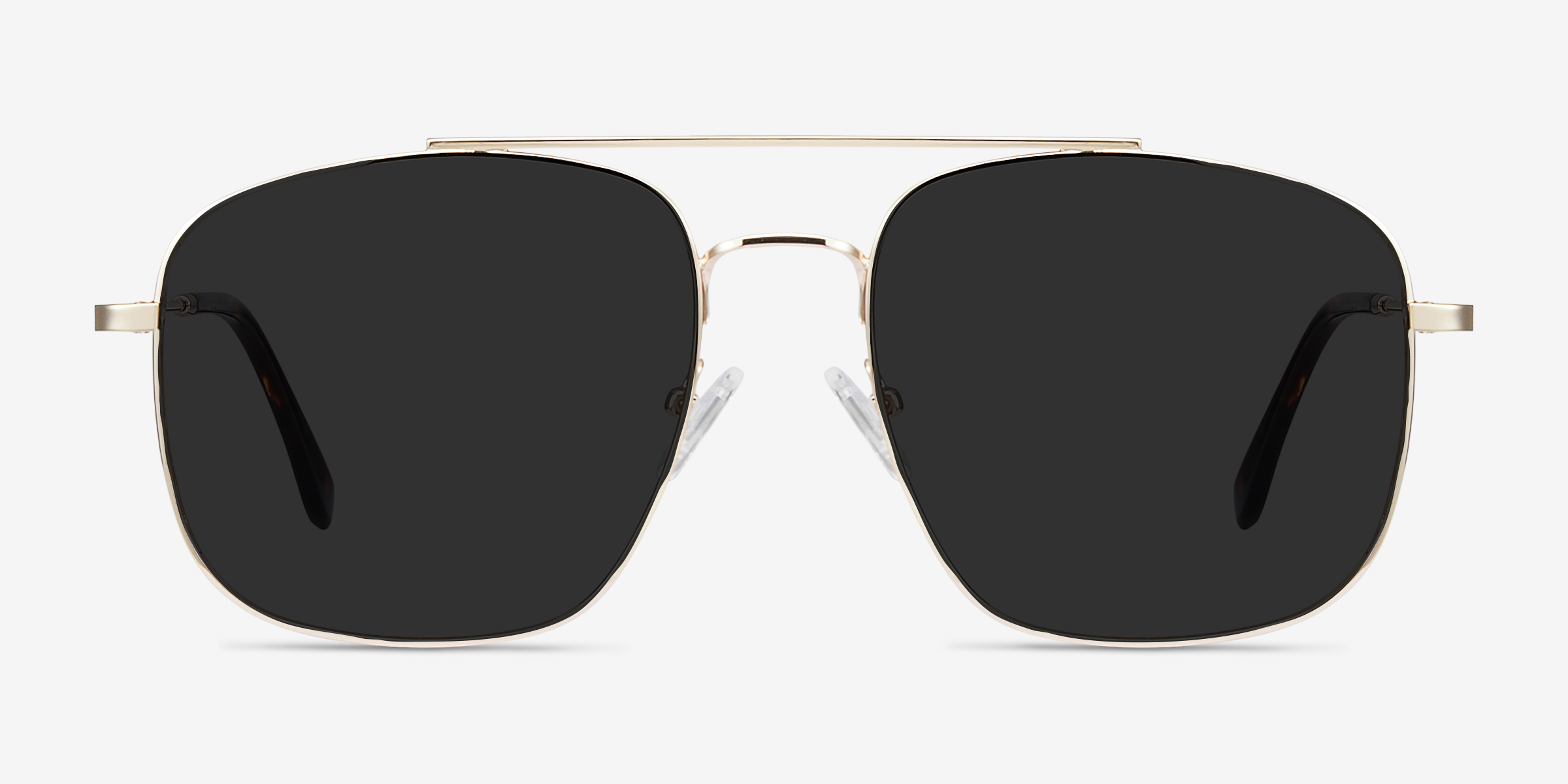 Roadtrip Doré MétalSoleil de Lunette de vue d'EyeBuyDirect, Vue de Face