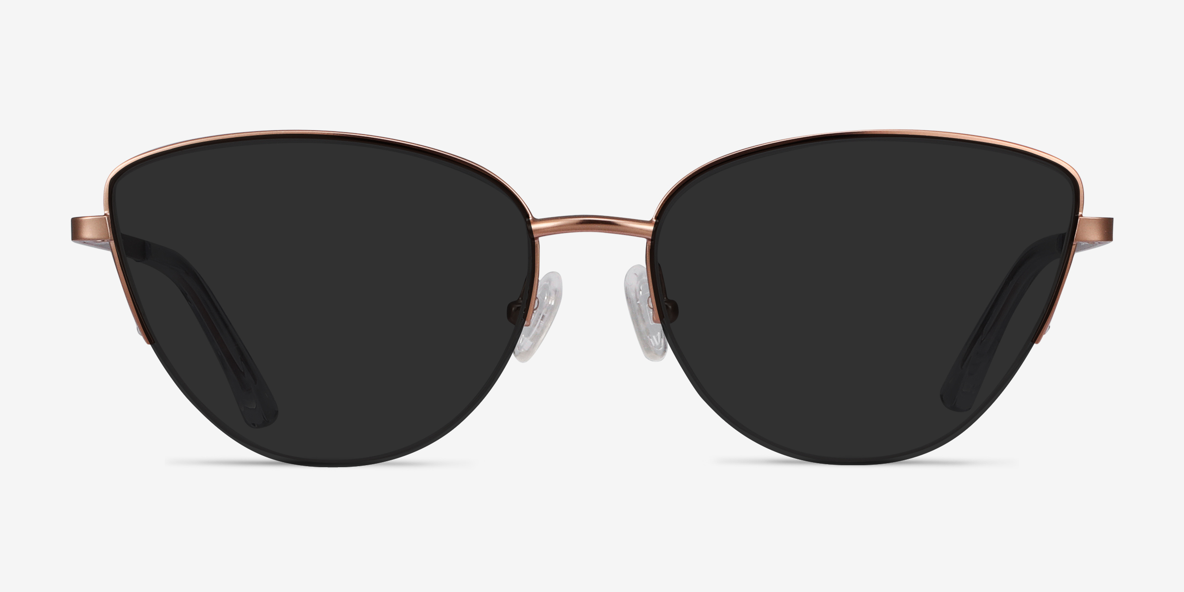 Sun Star Or rose MétalSoleil de Lunette de vue d'EyeBuyDirect, Vue de Face