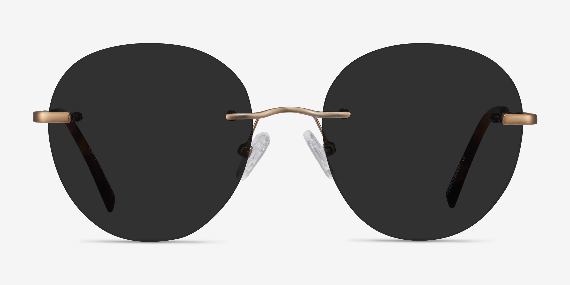 Coast Bronze MétalSoleil de Lunette de vue d'EyeBuyDirect, Vue de Face