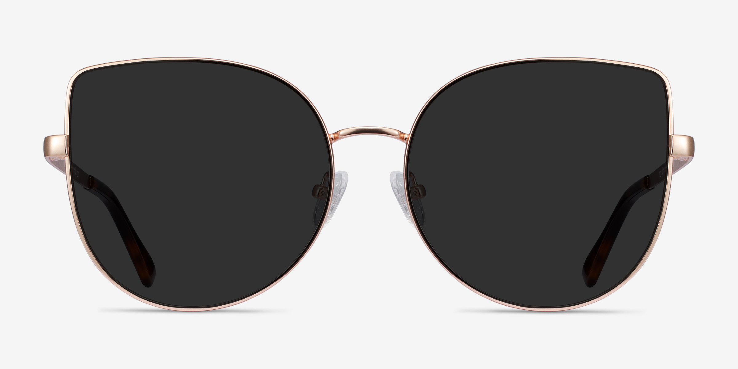 Bless Doré MétalSoleil de Lunette de vue d'EyeBuyDirect, Vue de Face