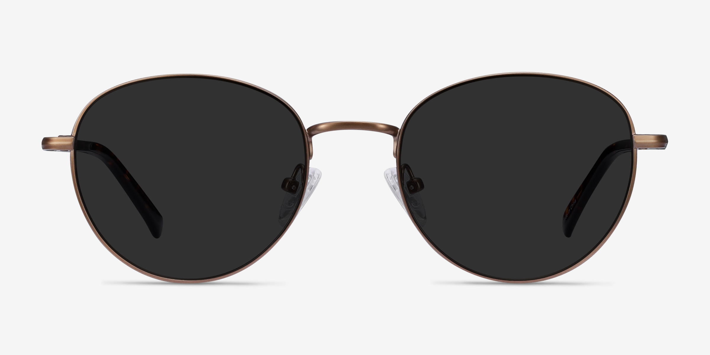 Span Bronze Acetate-metalSoleil de Lunette de vue d'EyeBuyDirect, Vue de Face