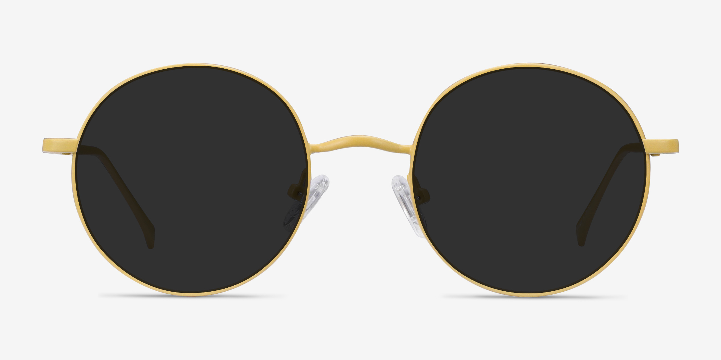 Sun Synapse Jaune MétalSoleil de Lunette de vue d'EyeBuyDirect, Vue de Face