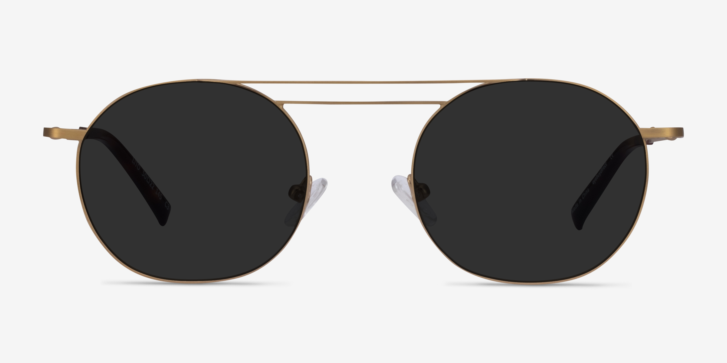 Lito Bronze MétalSoleil de Lunette de vue d'EyeBuyDirect, Vue de Face