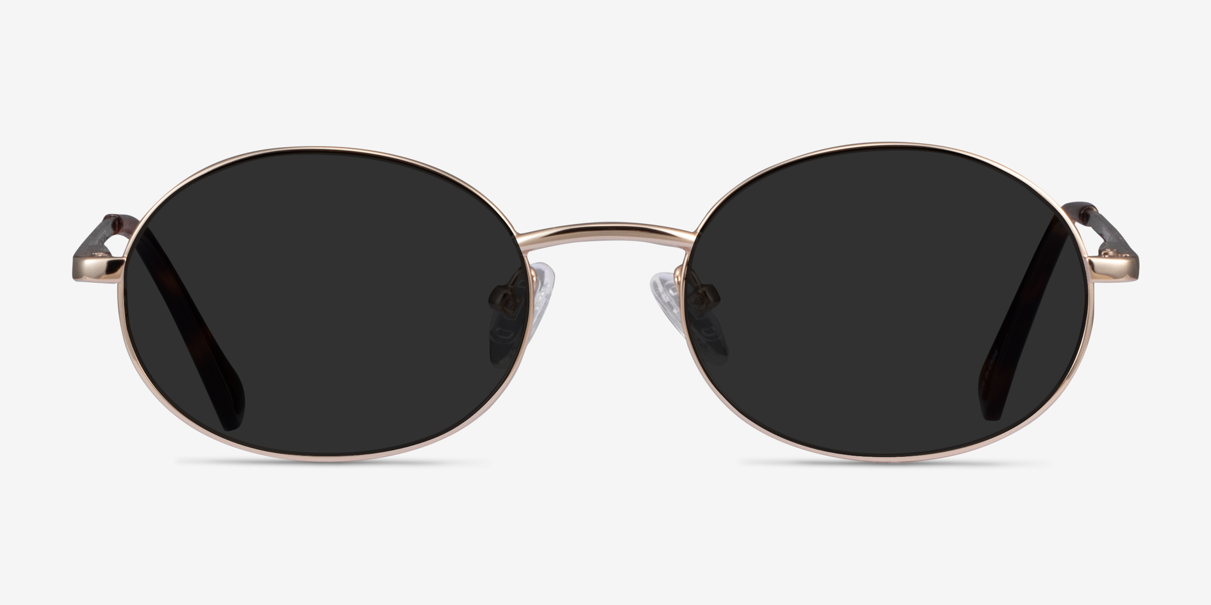 Culture Doré MétalSoleil de Lunette de vue d'EyeBuyDirect, Vue de Face