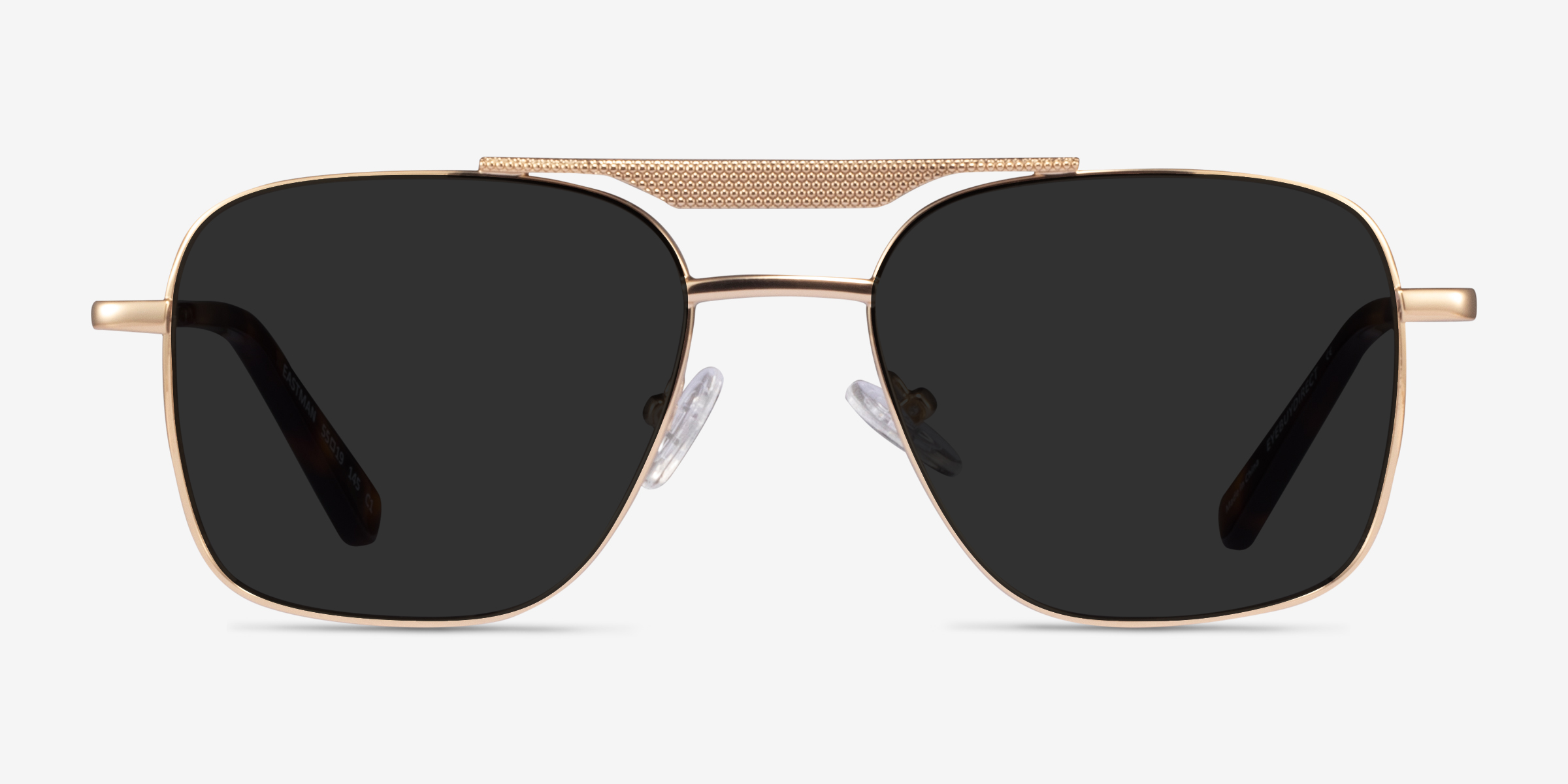 Eastman Doré MétalSoleil de Lunette de vue d'EyeBuyDirect, Vue de Face