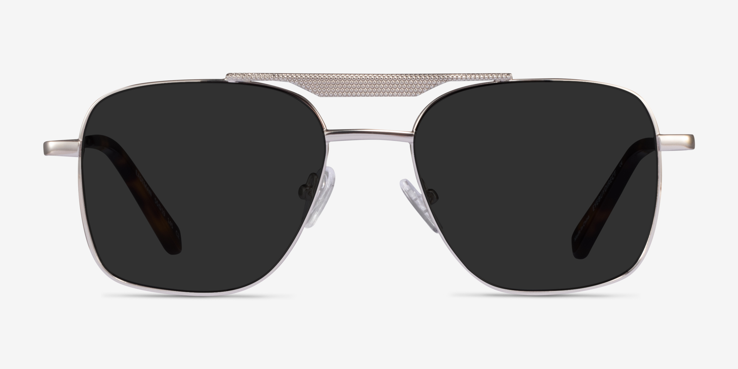 Eastman Argenté MétalSoleil de Lunette de vue d'EyeBuyDirect, Vue de Face